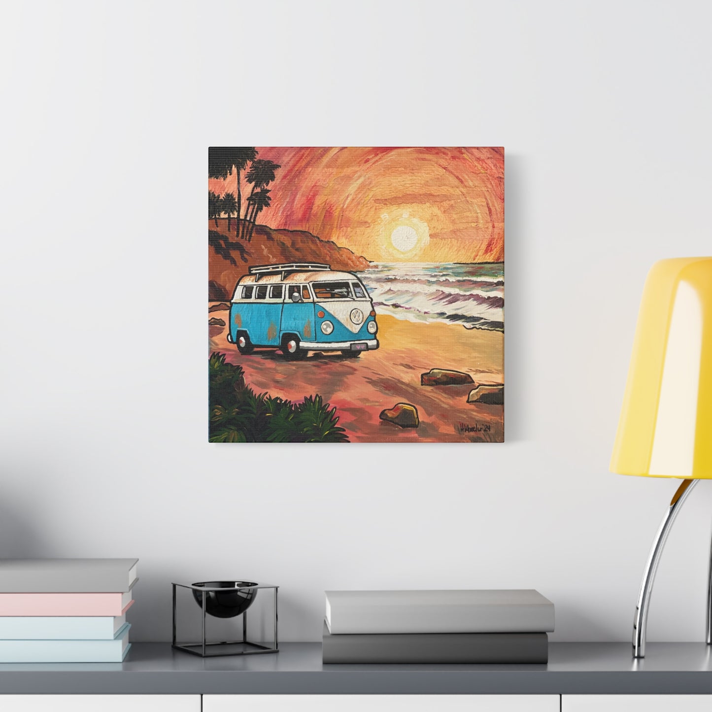 Art:  California Beach Canvas Print