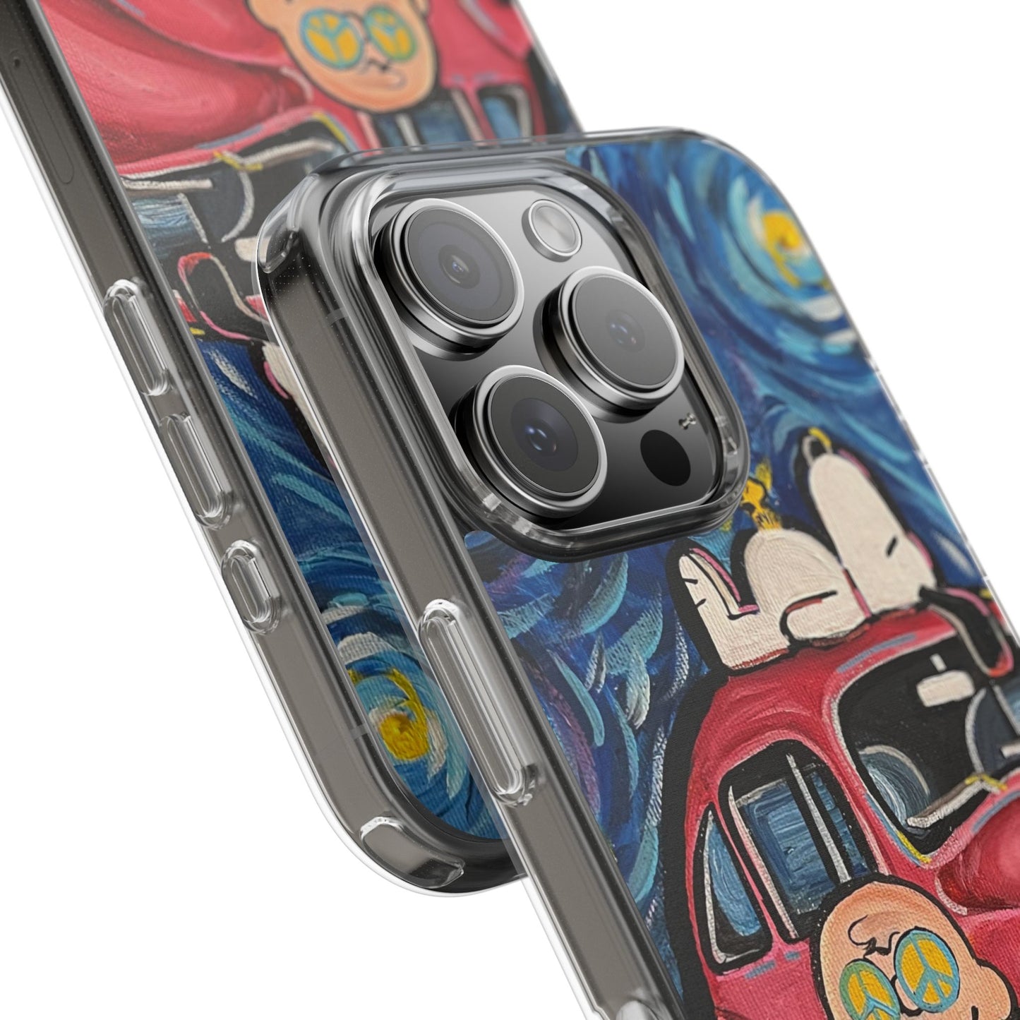 Phone Case: Starry Night with Bug Clear Cases