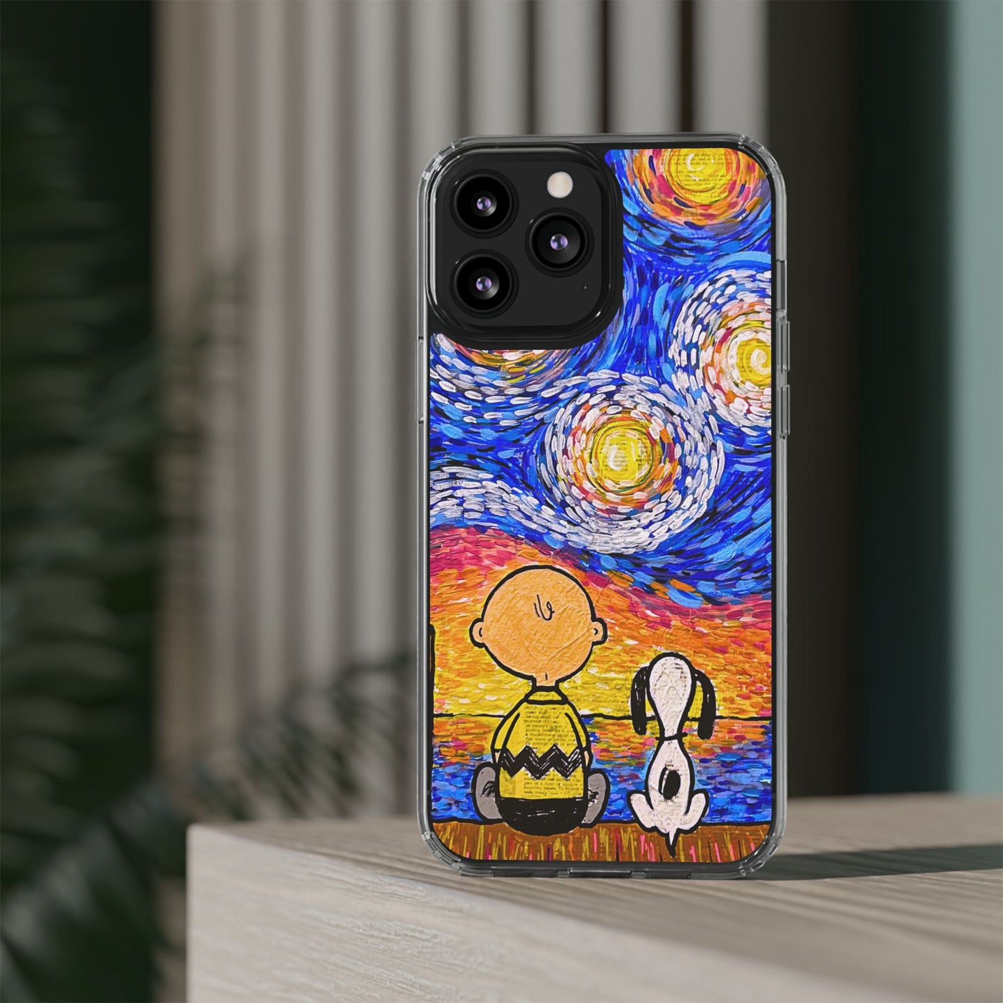 Phone Case: Starry Night at Lake Clear Cases