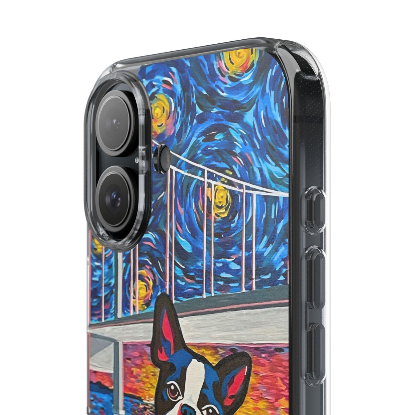 Phone Case: Boston Terrier Clear Cases