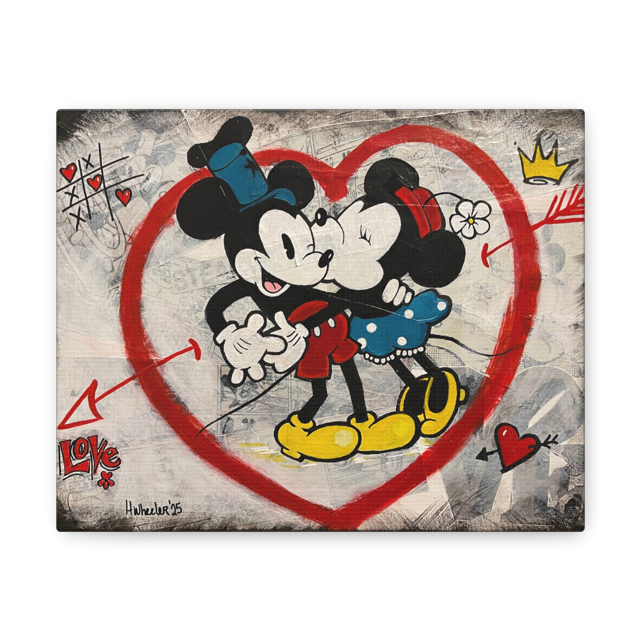 Art: Steamboat Willie Canvas Gallery Wraps