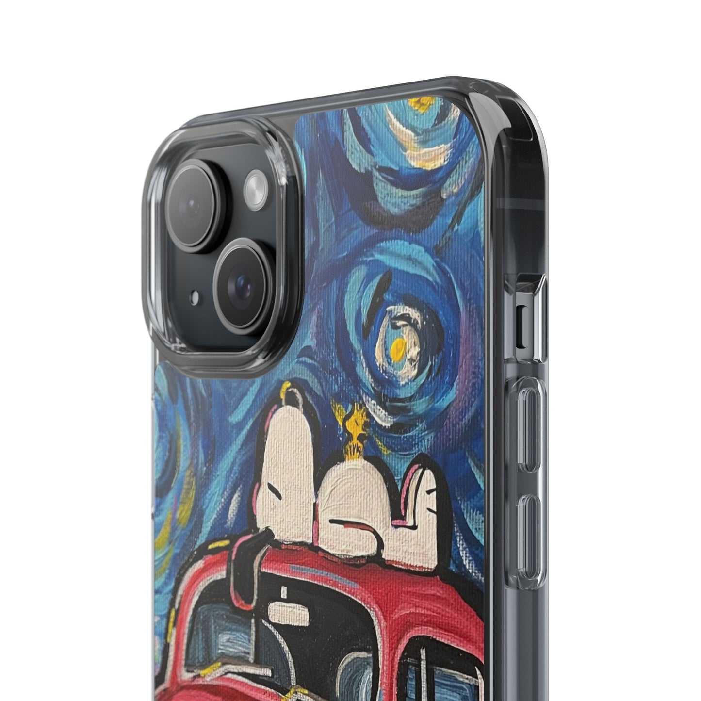 Phone Case: Starry Night with Bug Clear Cases