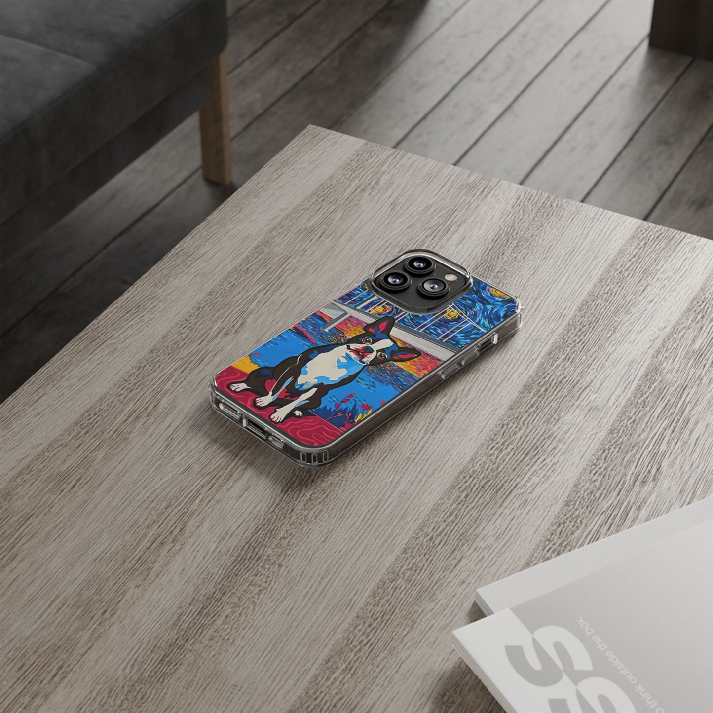 Phone Case: Boston Terrier Clear Cases