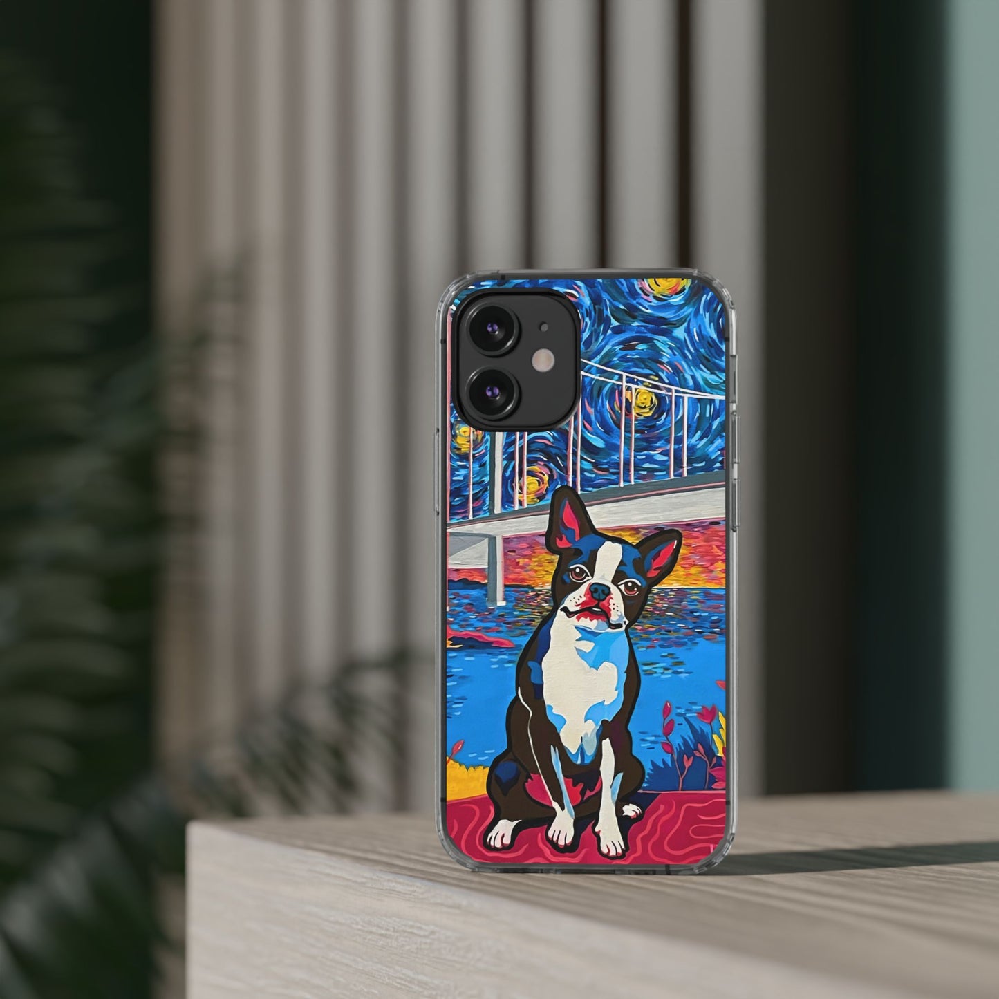 Phone Case: Boston Terrier Clear Cases