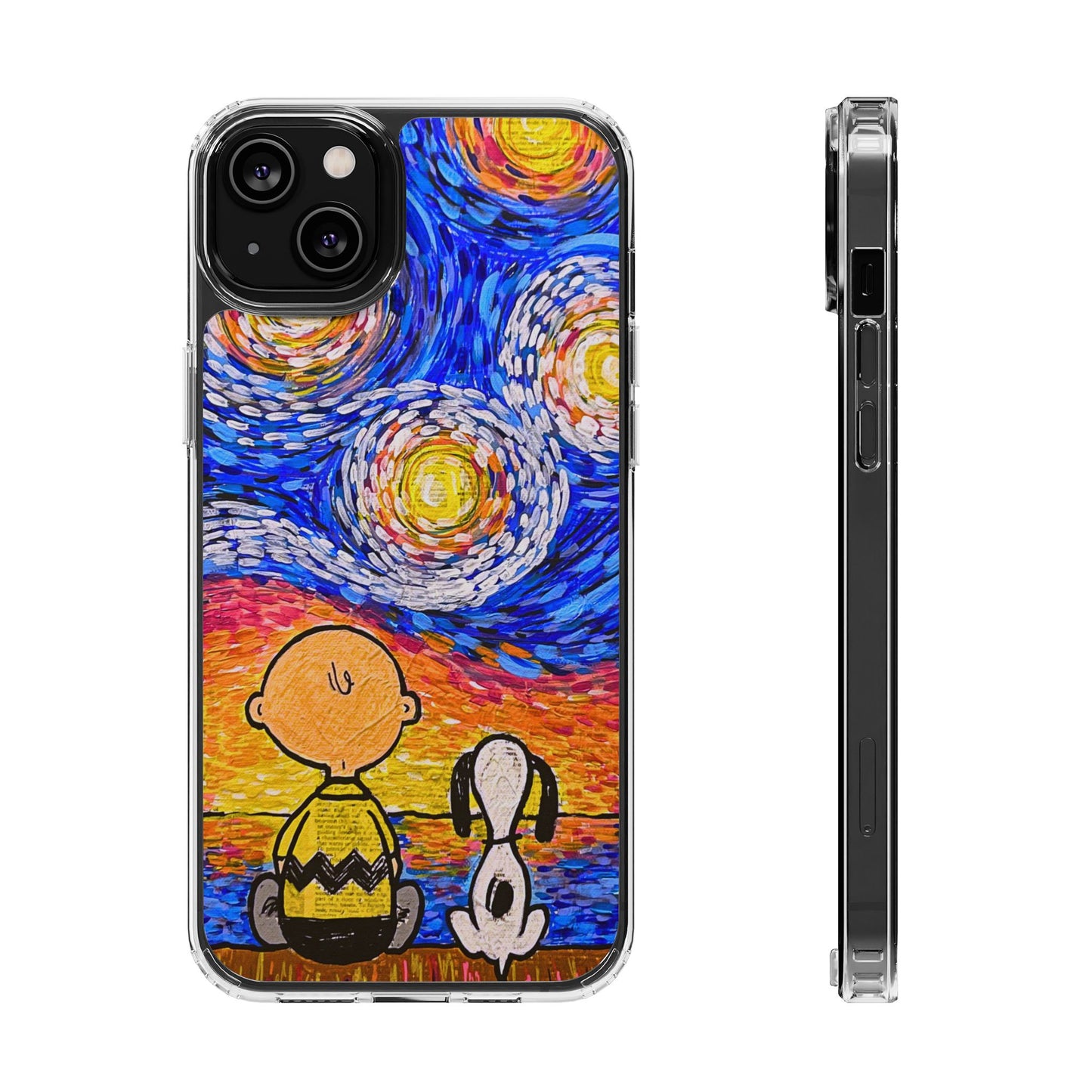 Phone Case: Starry Night at Lake Clear Cases