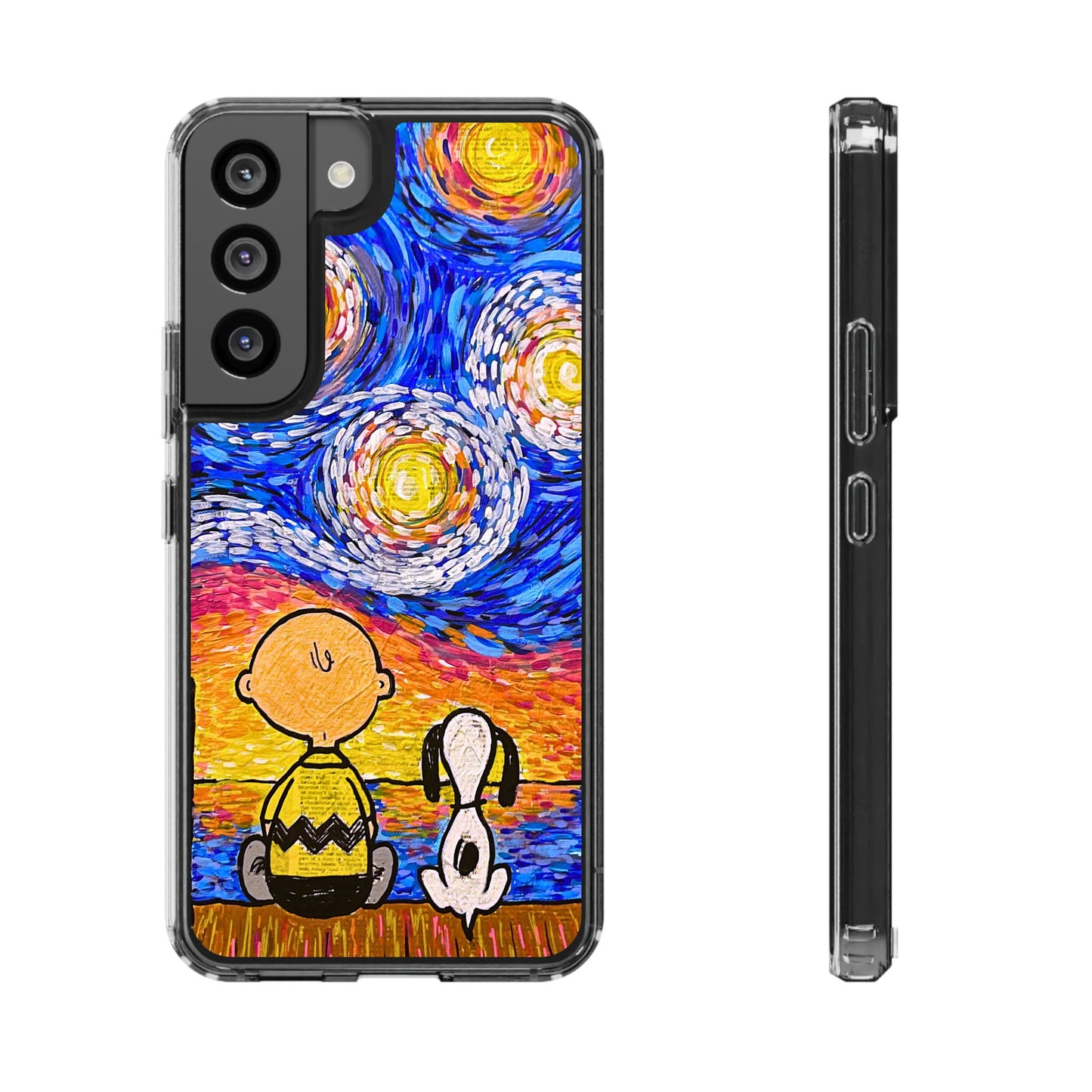Phone Case: Starry Night at Lake Clear Cases