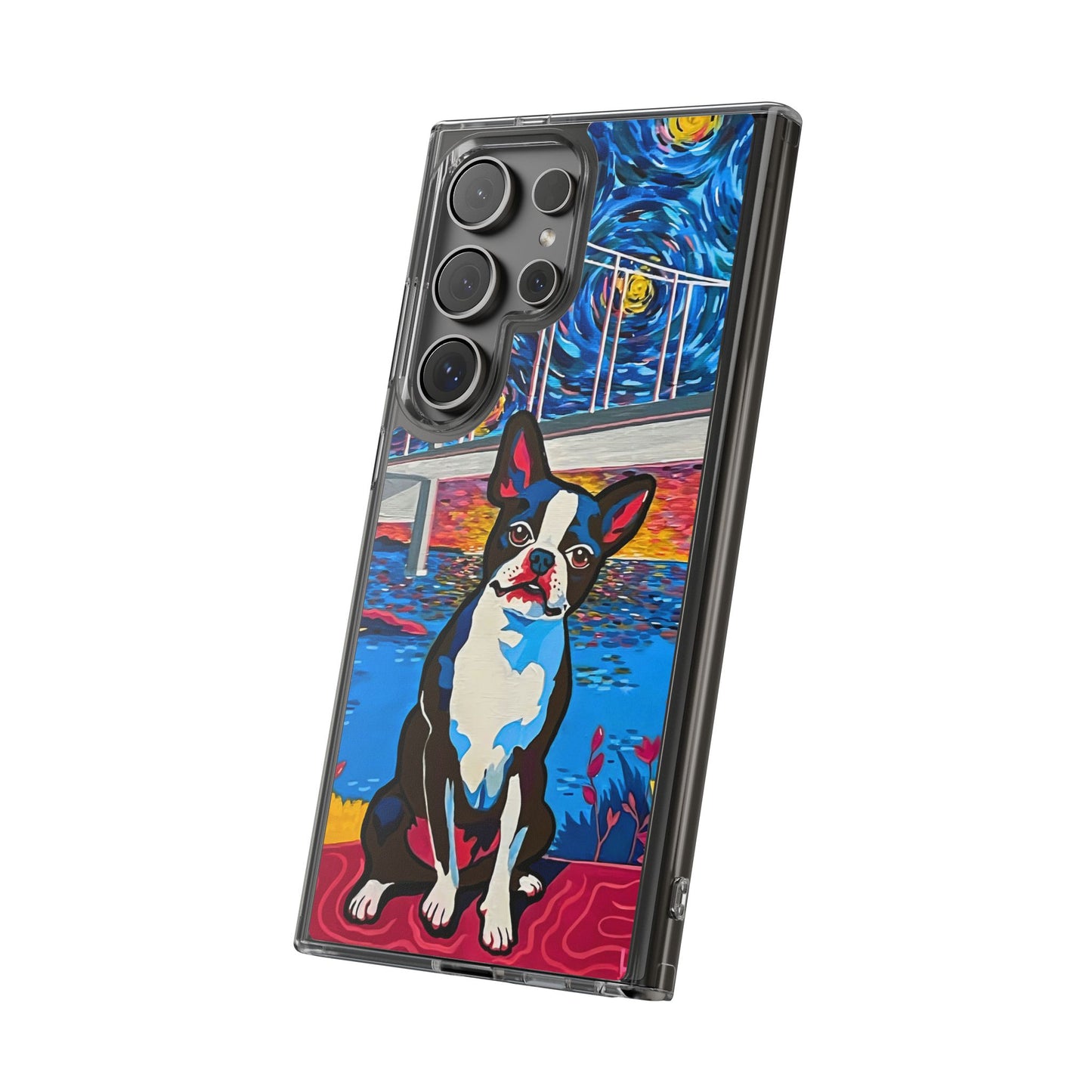 Phone Case: Boston Terrier Clear Cases
