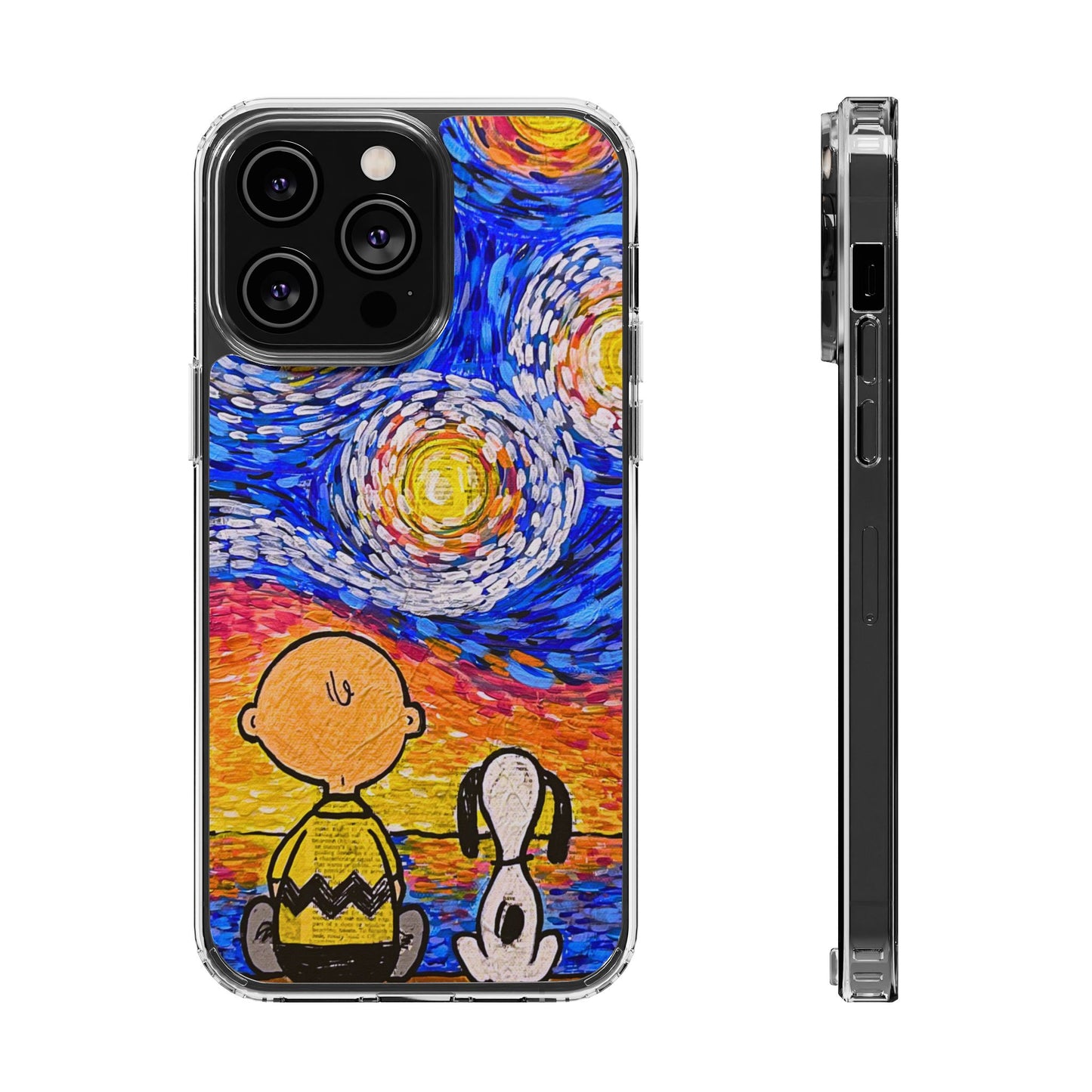 Phone Case: Starry Night at Lake Clear Cases