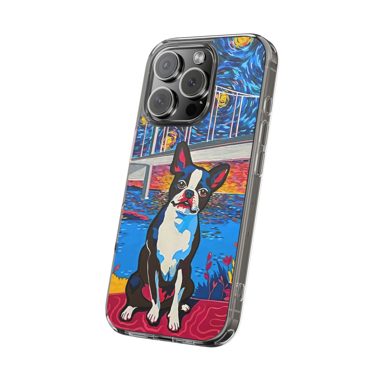 Phone Case: Boston Terrier Clear Cases
