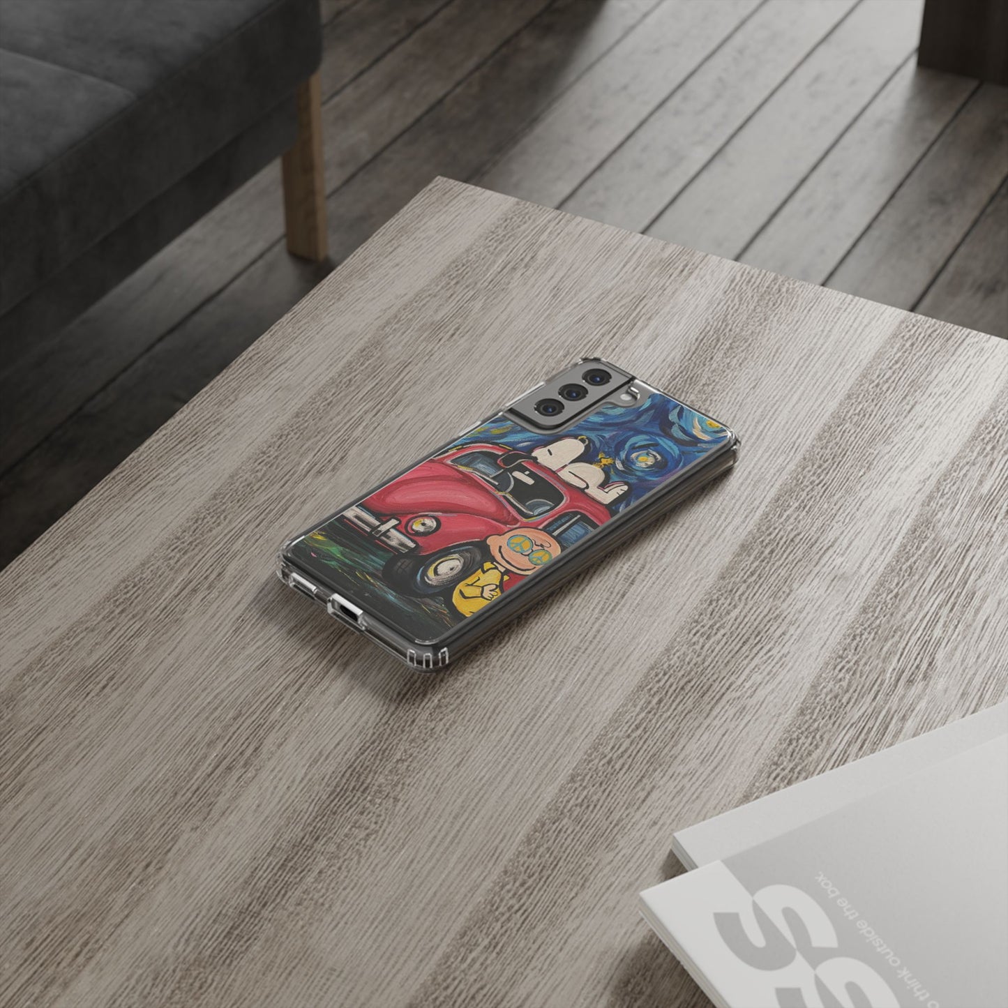 Phone Case: Starry Night with Bug Clear Cases