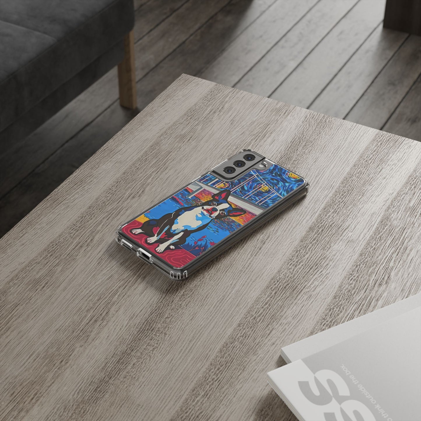 Phone Case: Boston Terrier Clear Cases
