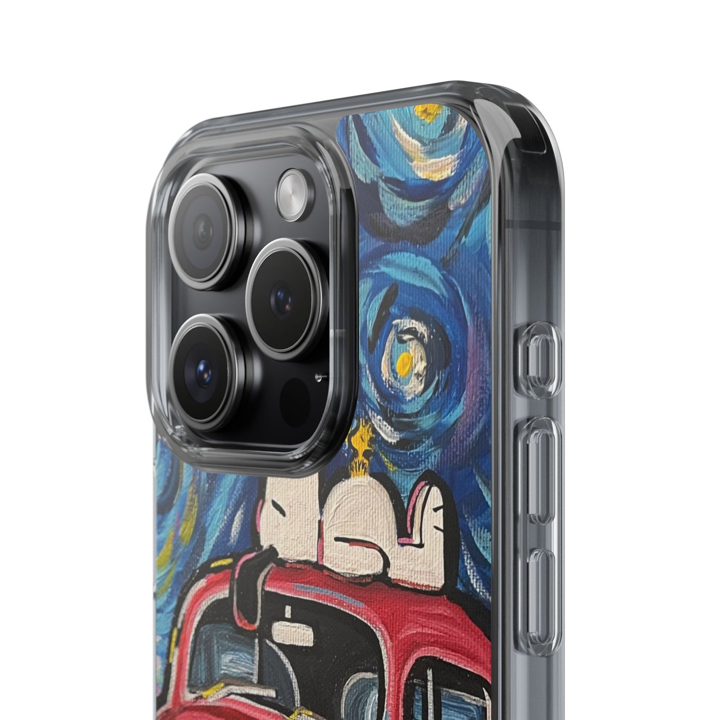 Phone Case: Starry Night with Bug Clear Cases