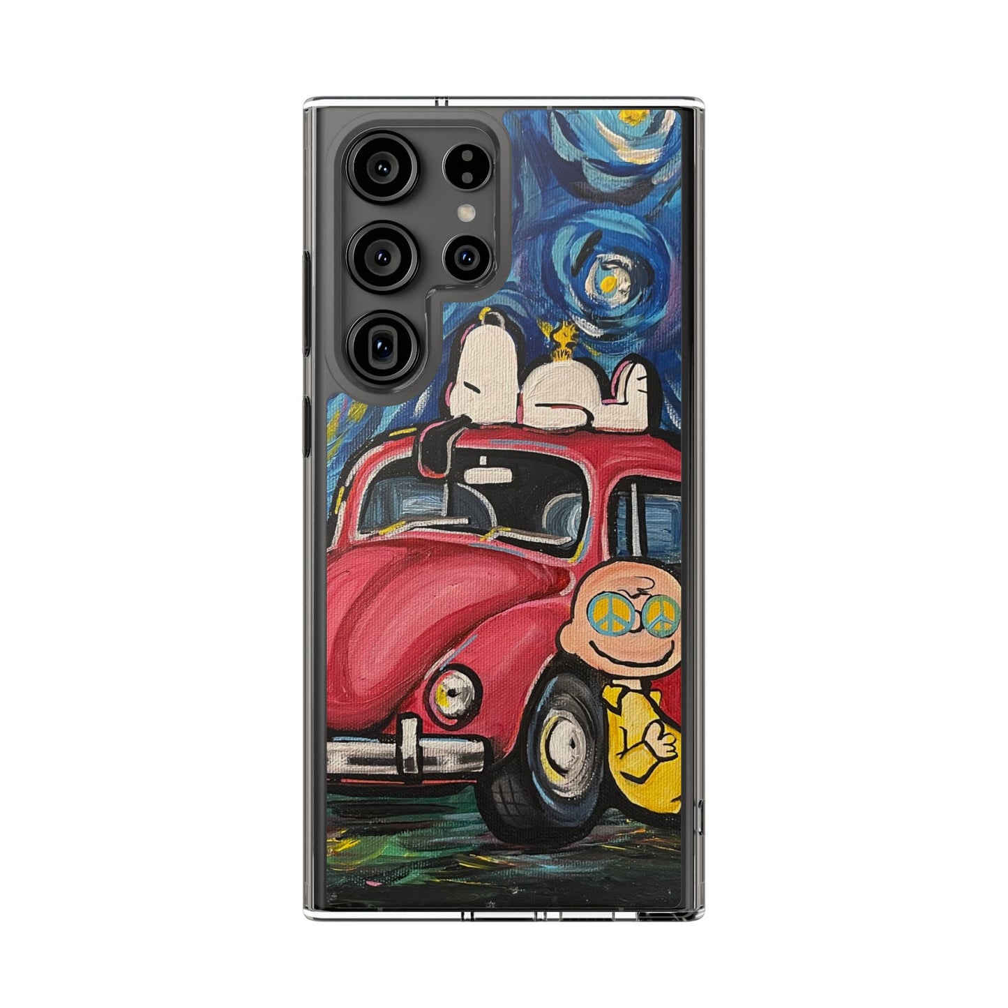 Phone Case: Starry Night with Bug Clear Cases