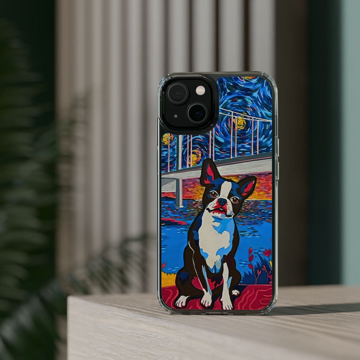 Phone Case: Boston Terrier Clear Cases