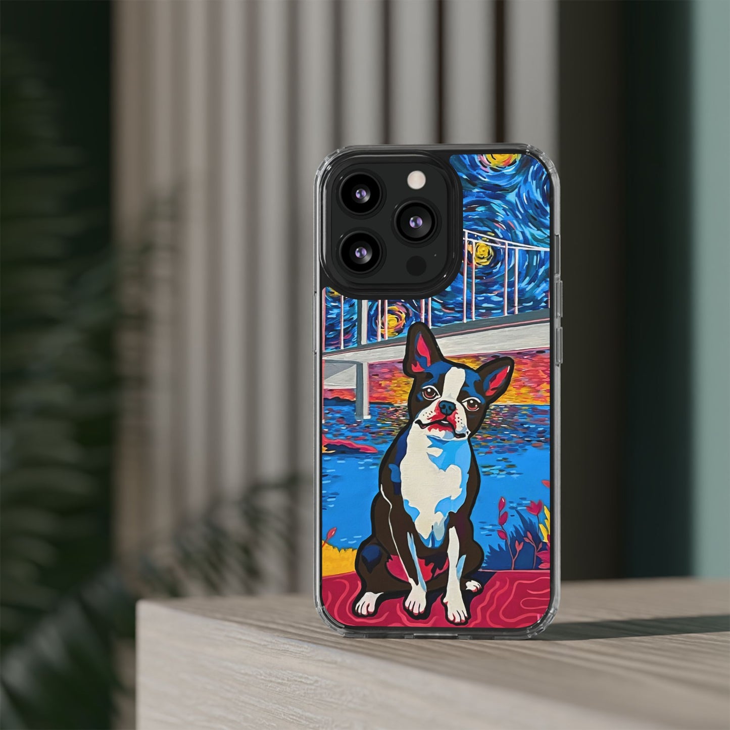 Phone Case: Boston Terrier Clear Cases