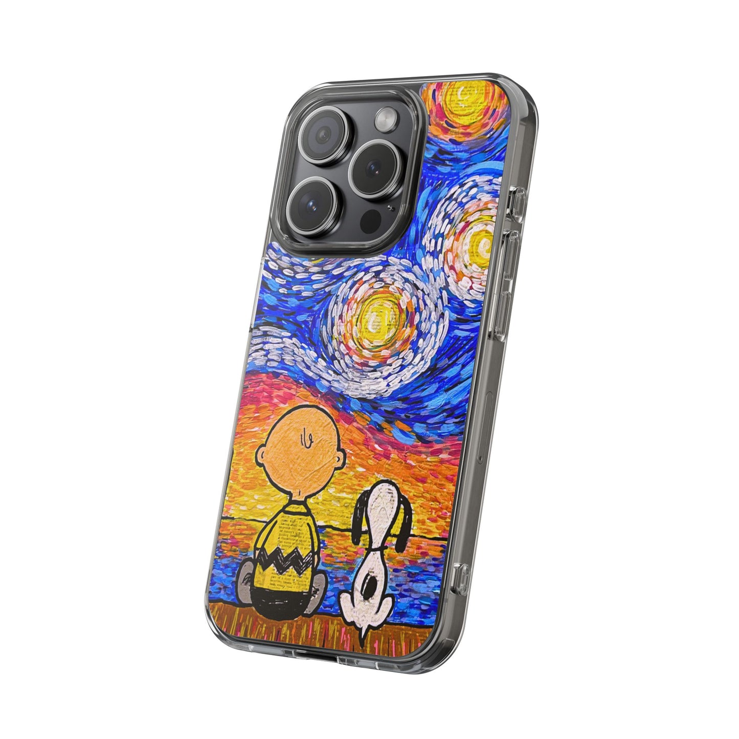 Phone Case: Starry Night at Lake Clear Cases