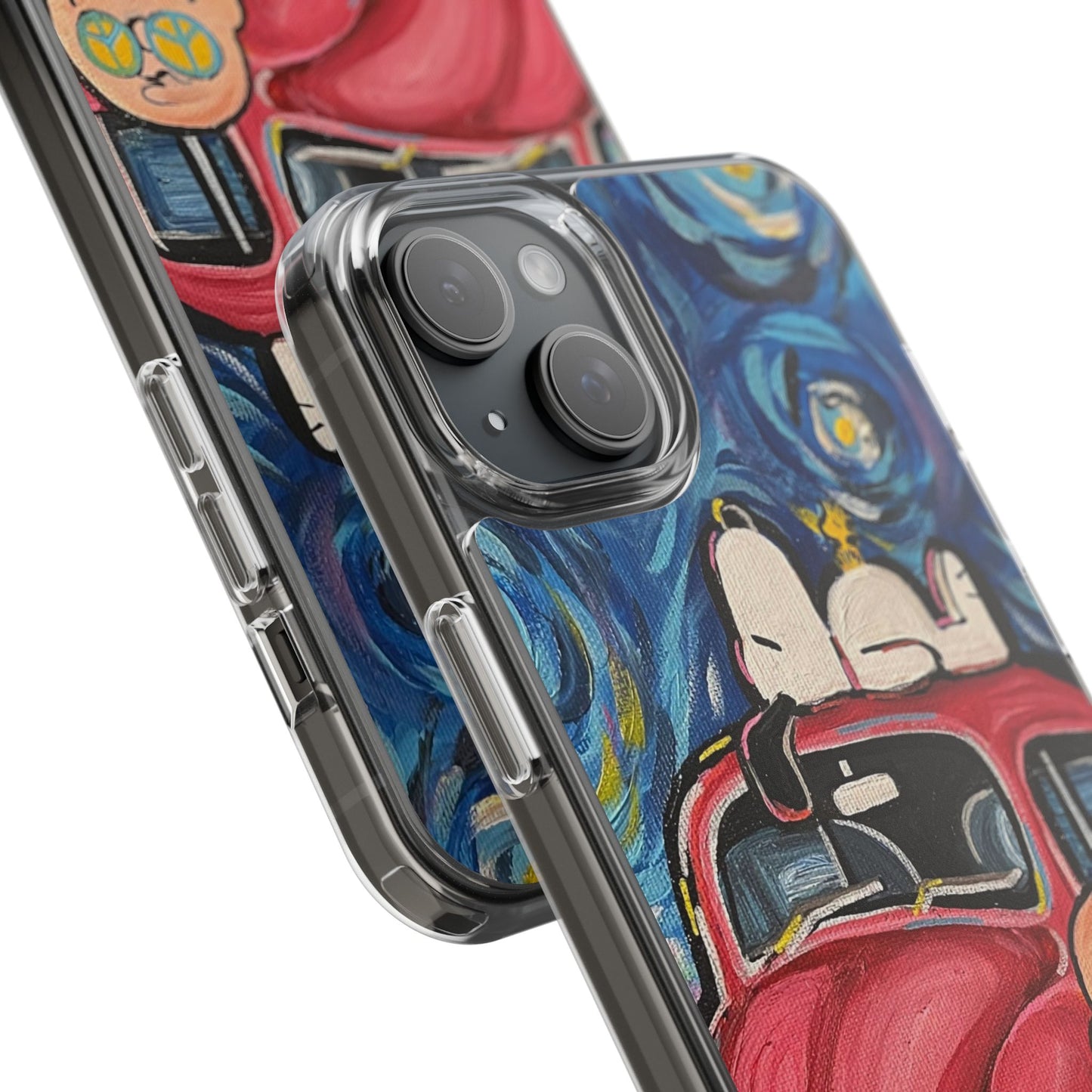 Phone Case: Starry Night with Bug Clear Cases
