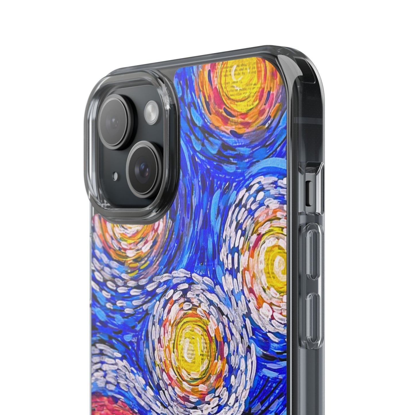 Phone Case: Starry Night at Lake Clear Cases