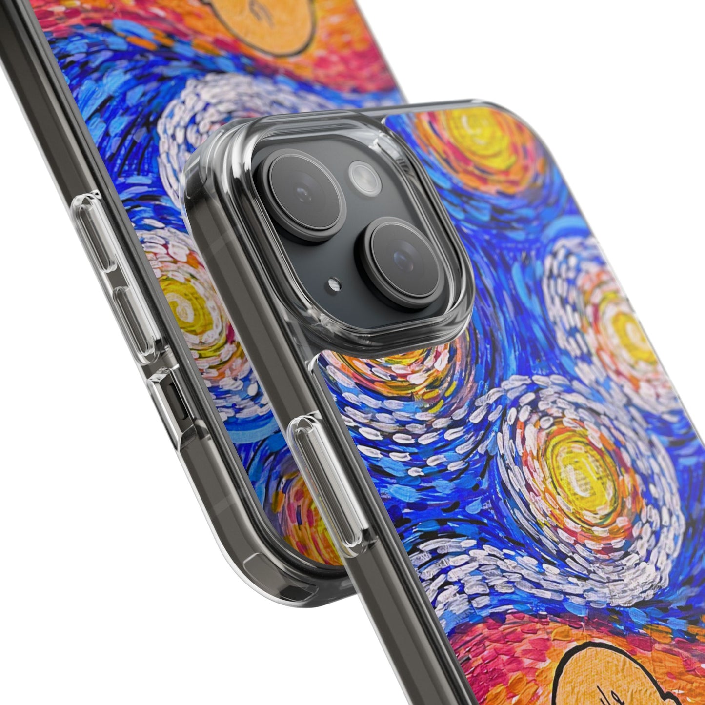 Phone Case: Starry Night at Lake Clear Cases
