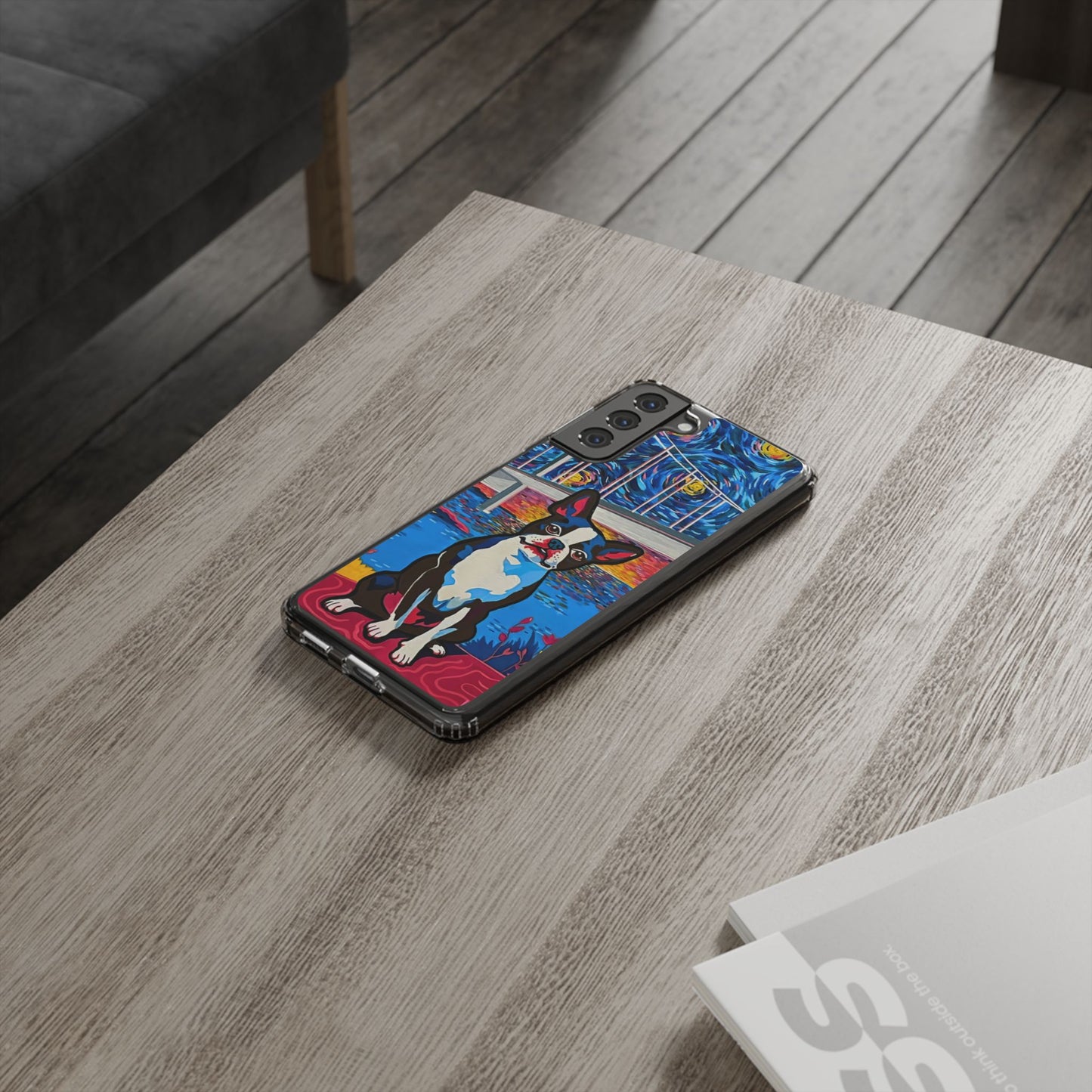 Phone Case: Boston Terrier Clear Cases