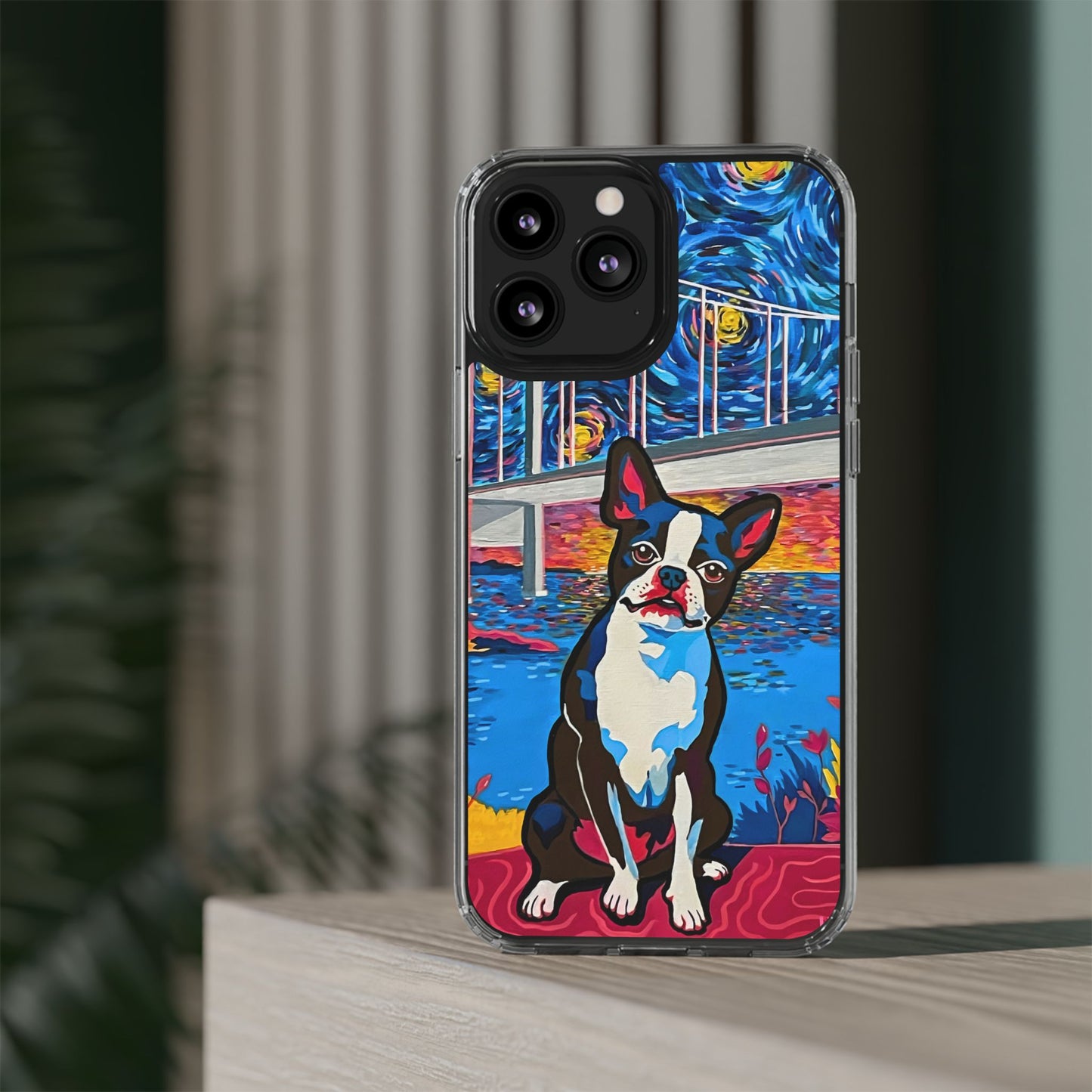 Phone Case: Boston Terrier Clear Cases