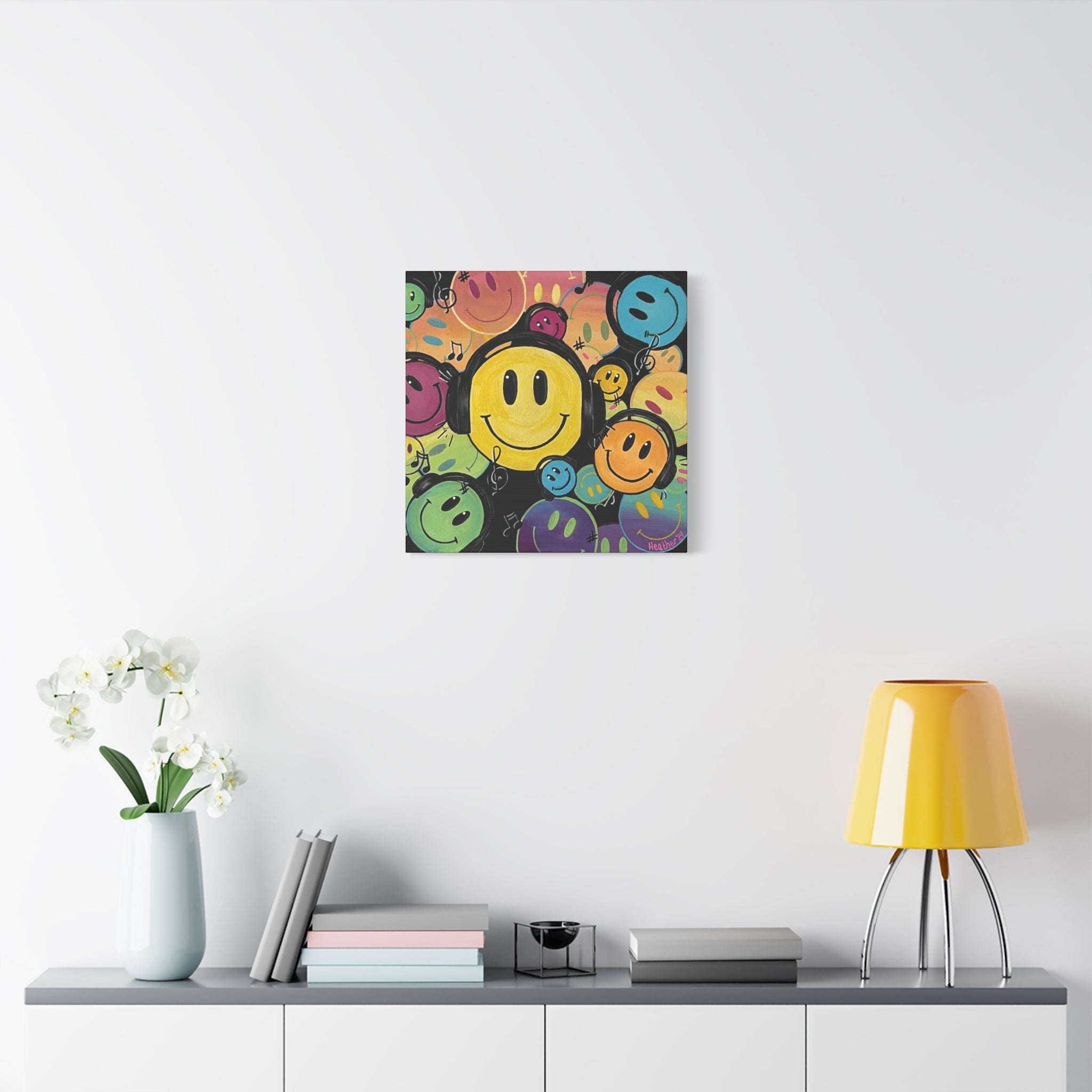 Art: Smile Verse Canvas Print