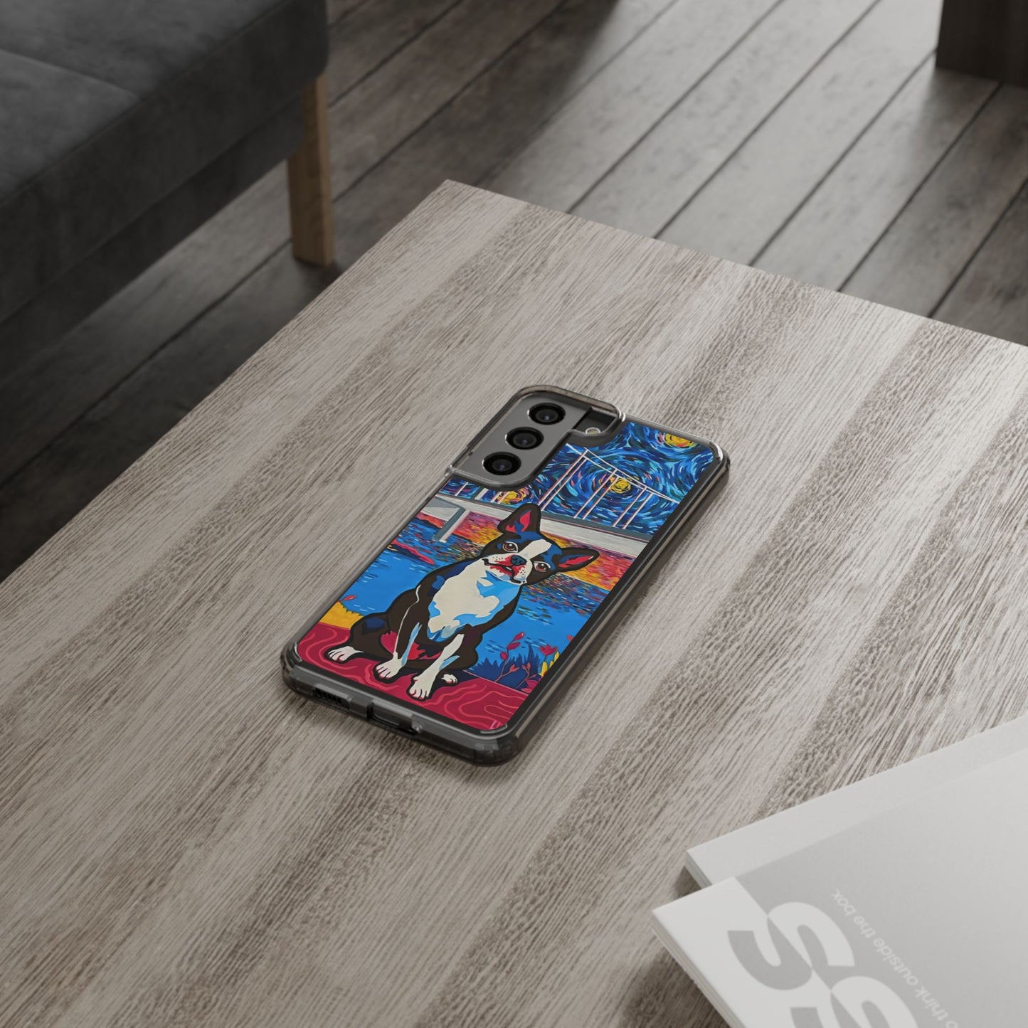 Phone Case: Boston Terrier Clear Cases