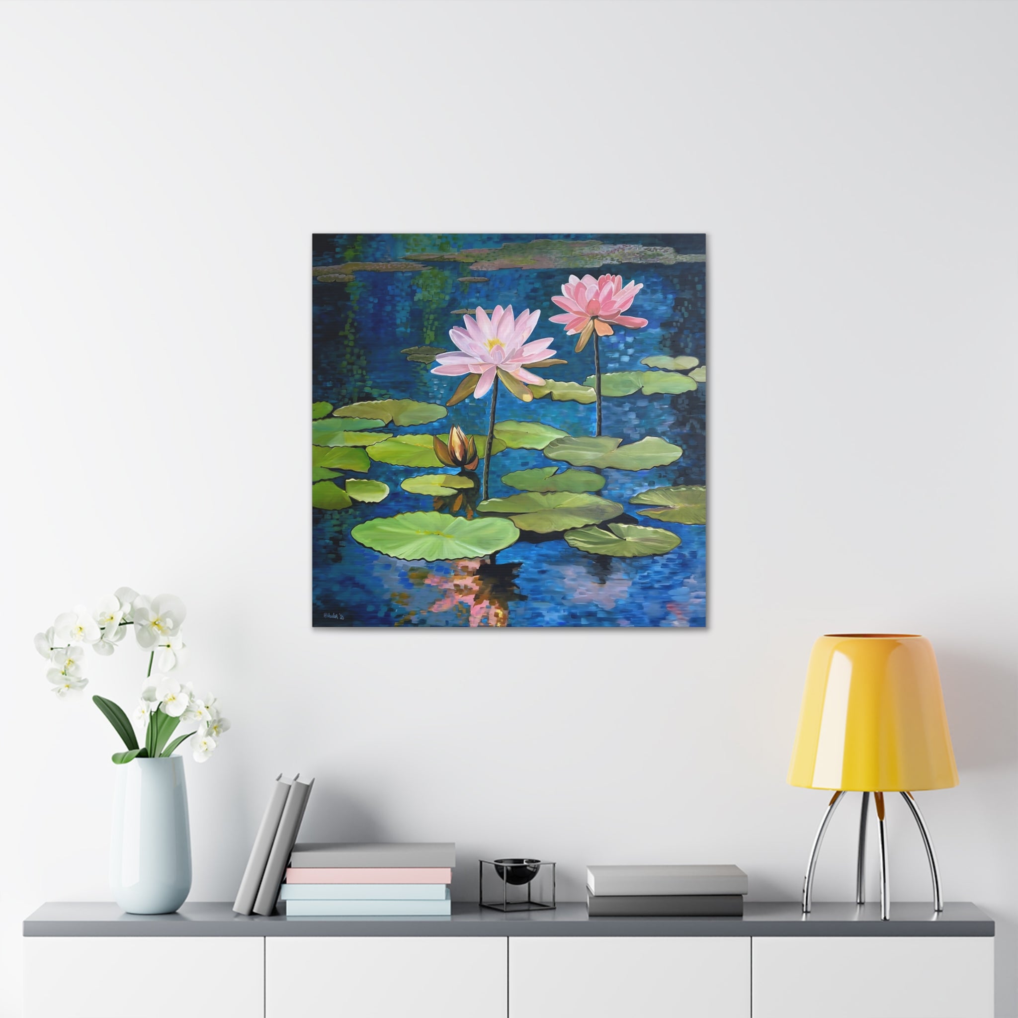 Art: Lotus Flower Canvas Print