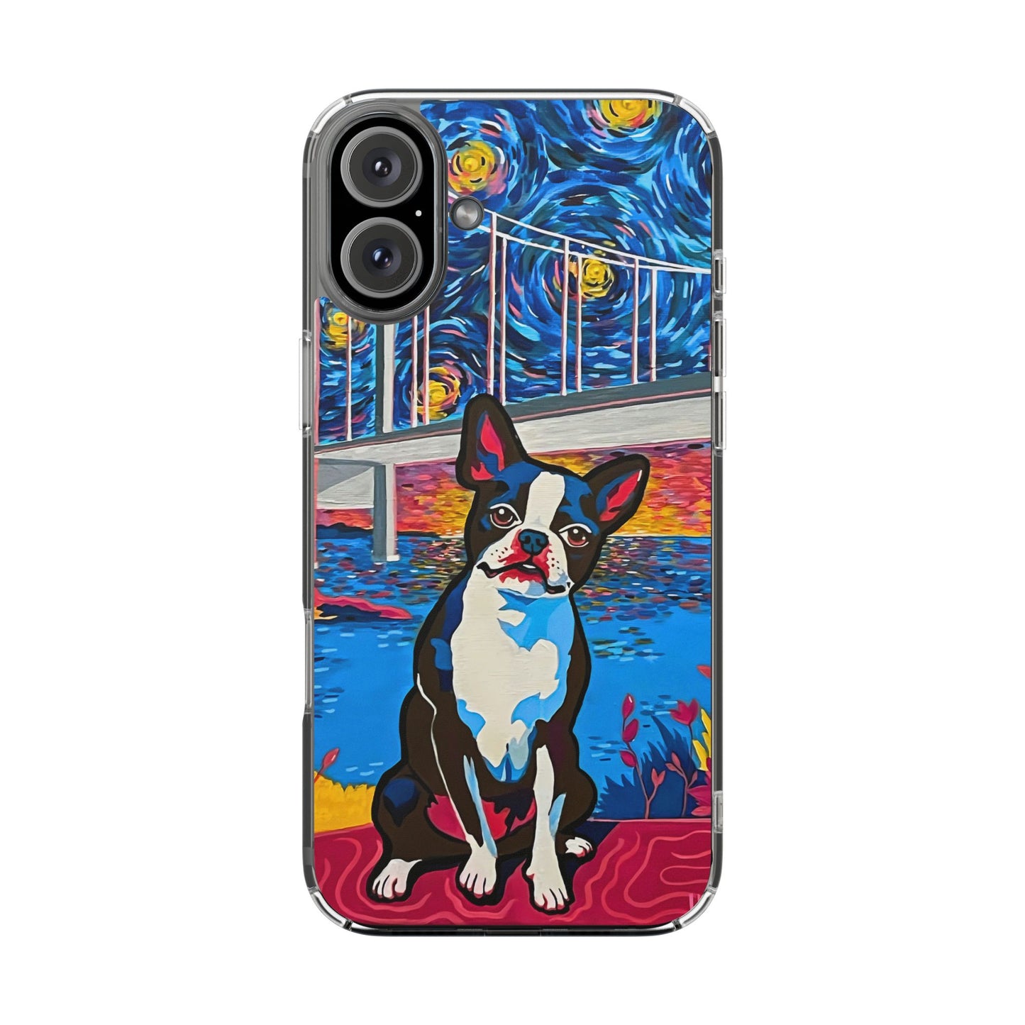 Phone Case: Boston Terrier Clear Cases
