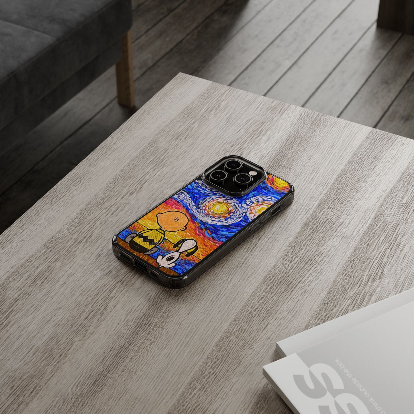 Phone Case: Starry Night at Lake Clear Cases