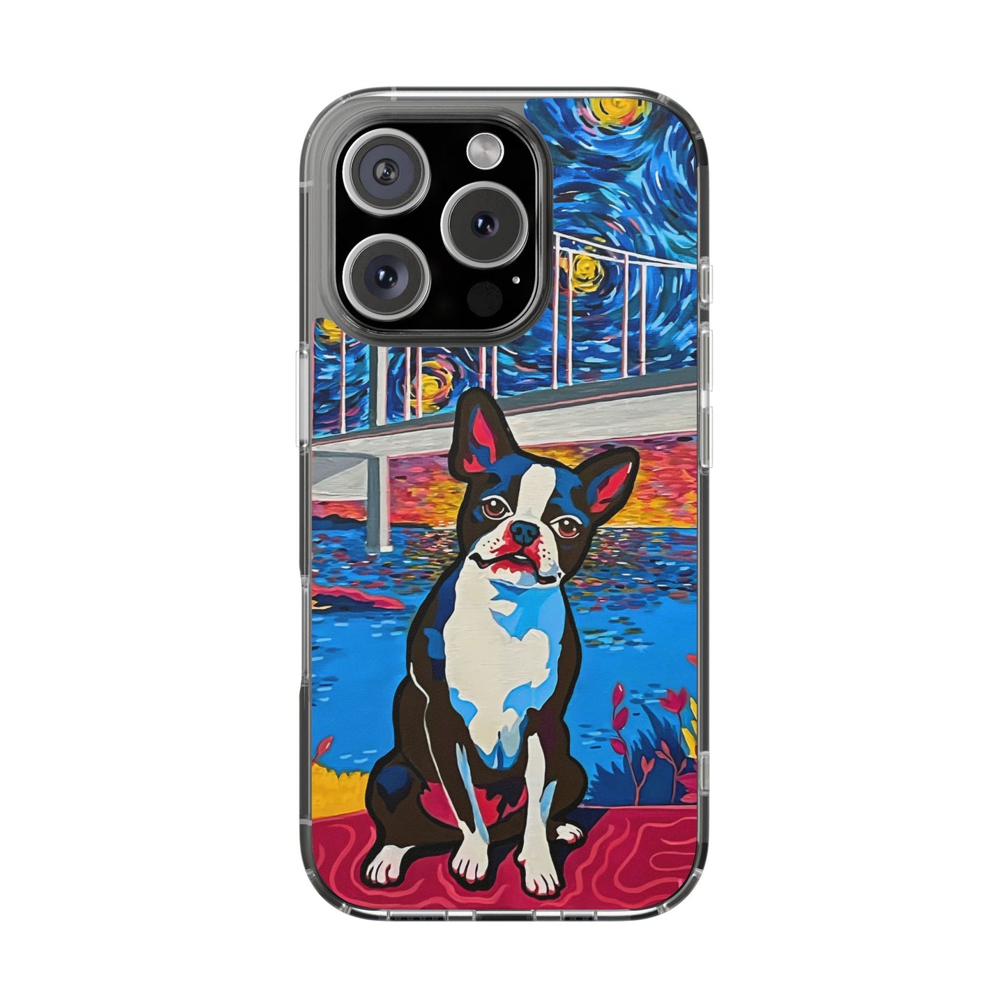 Phone Case: Boston Terrier Clear Cases