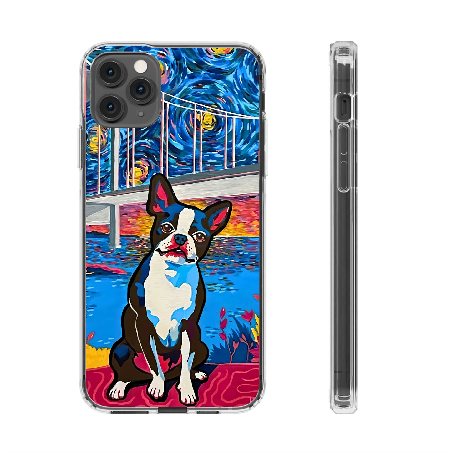 Phone Case: Boston Terrier Clear Cases