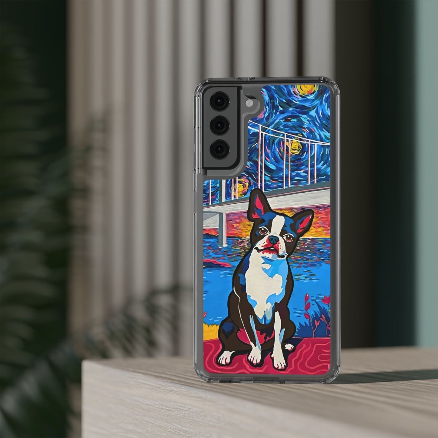 Phone Case: Boston Terrier Clear Cases