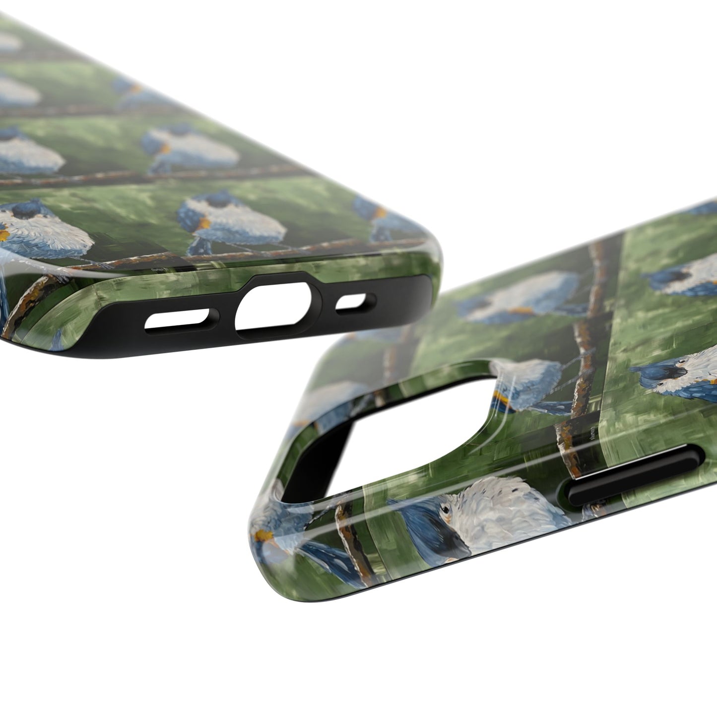 Phone Case: Titmouse Bird Tough Phone Case - BirdInspired Design