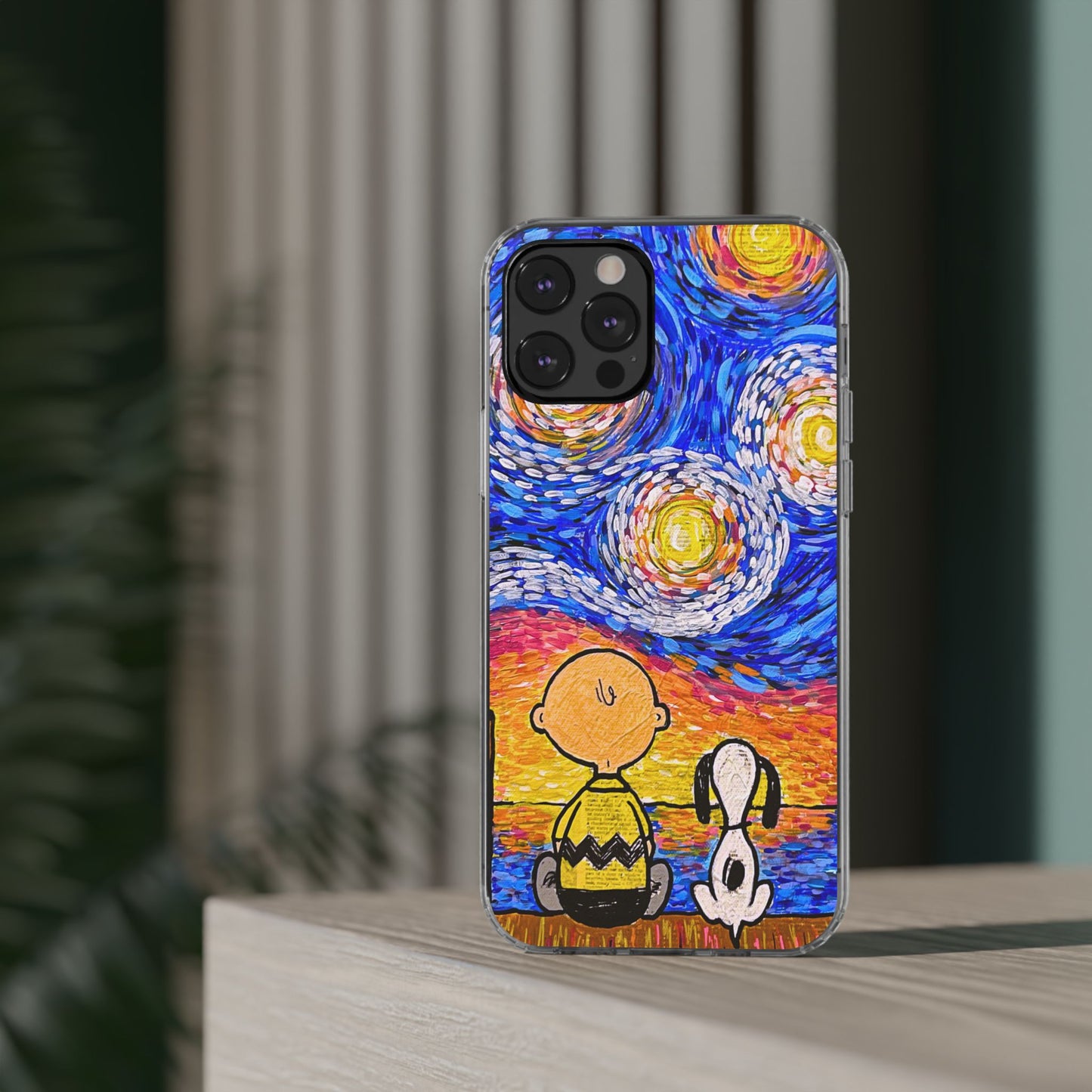 Phone Case: Starry Night at Lake Clear Cases