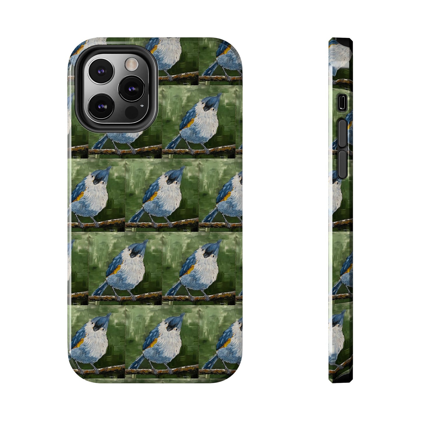 Phone Case: Titmouse Bird Tough Phone Case - BirdInspired Design