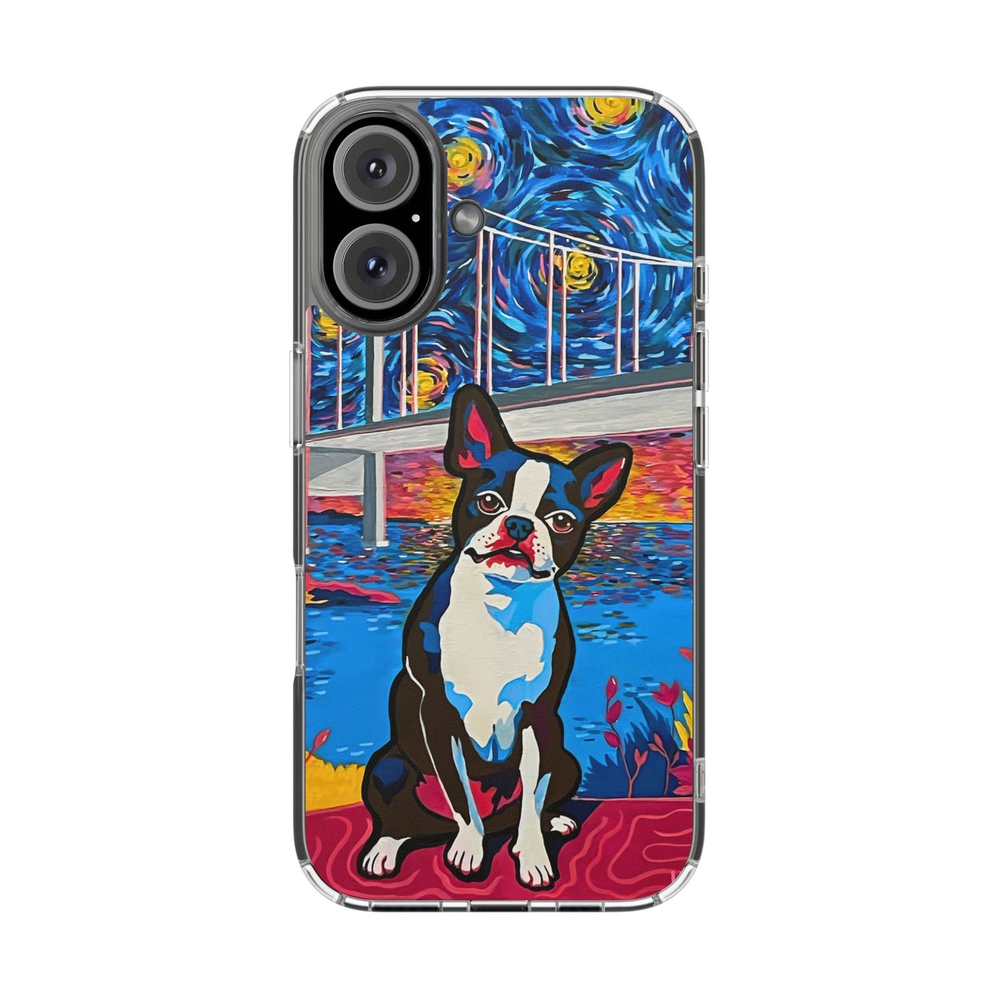 Phone Case: Boston Terrier Clear Cases