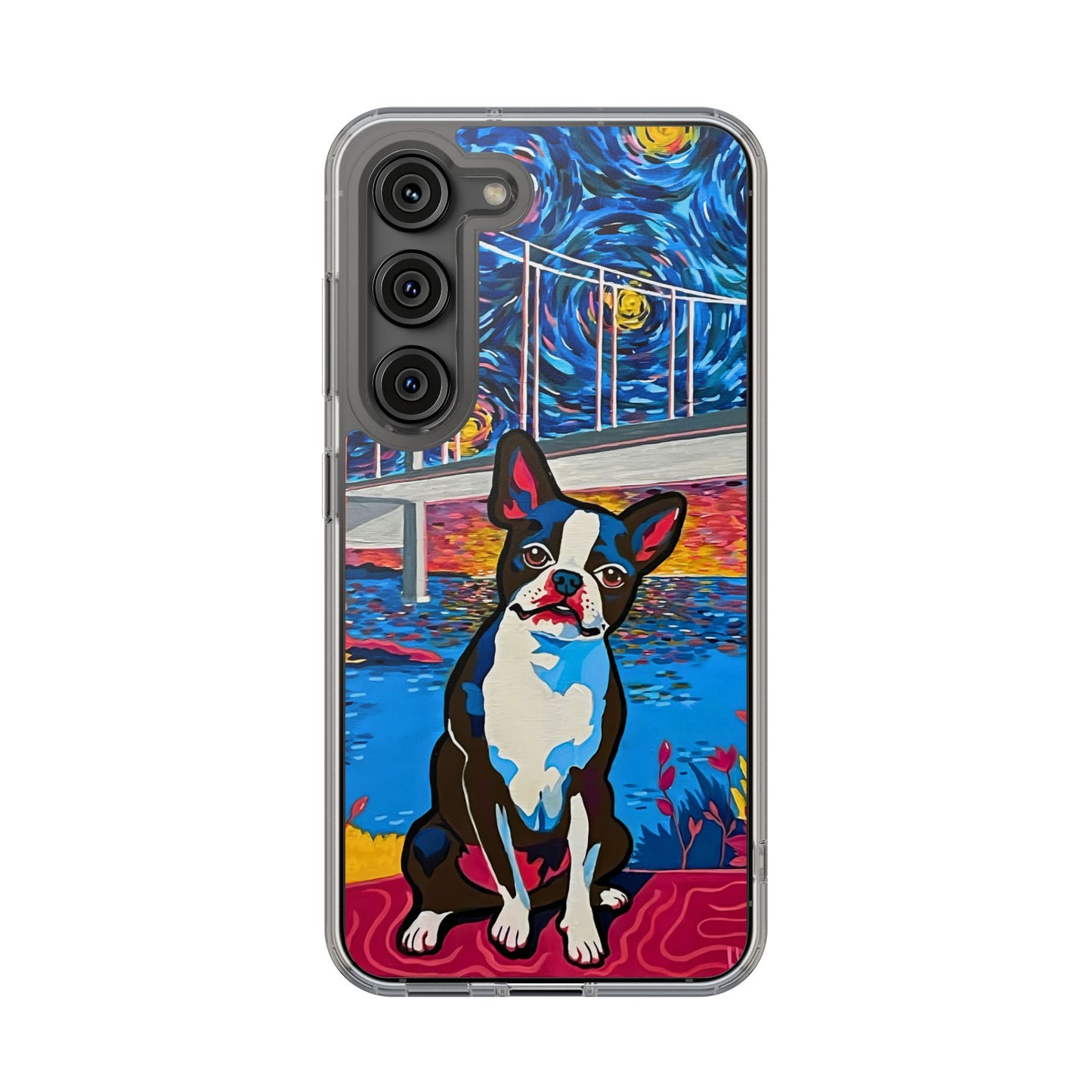 Phone Case: Boston Terrier Clear Cases