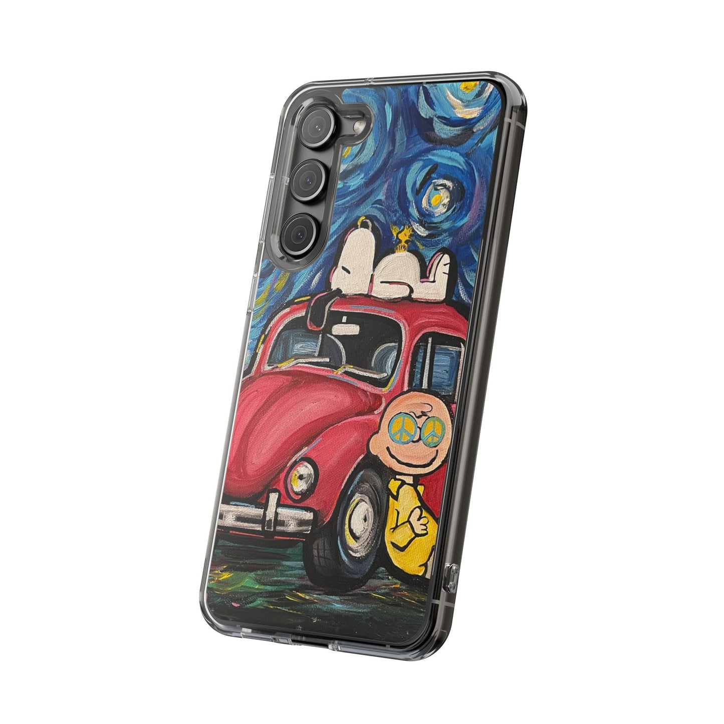 Phone Case: Starry Night with Bug Clear Cases