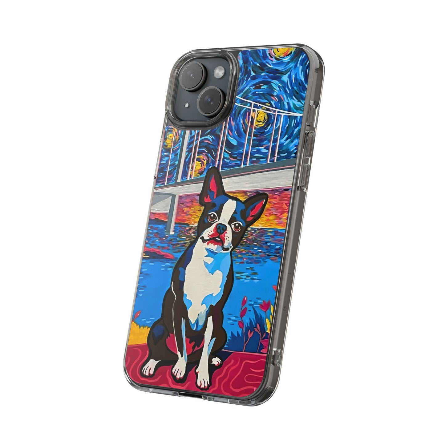 Phone Case: Boston Terrier Clear Cases