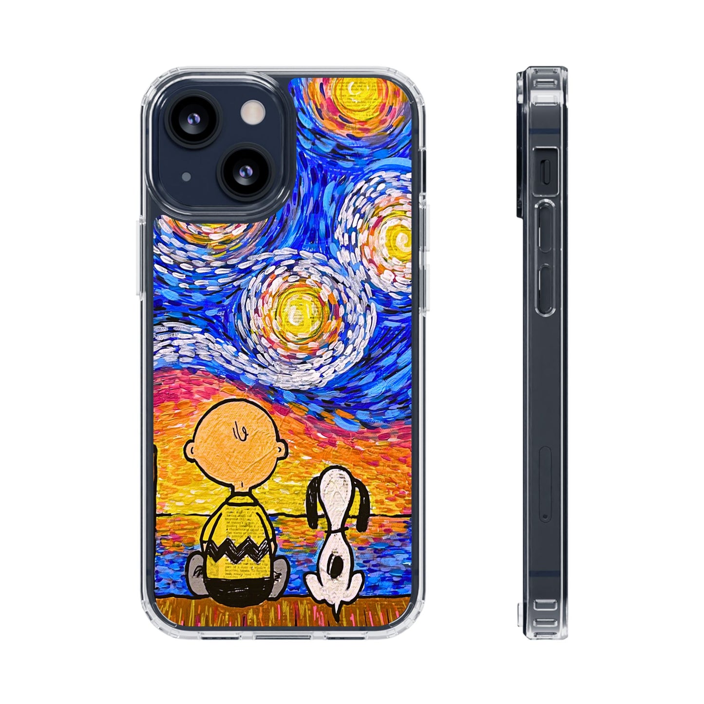 Phone Case: Starry Night at Lake Clear Cases