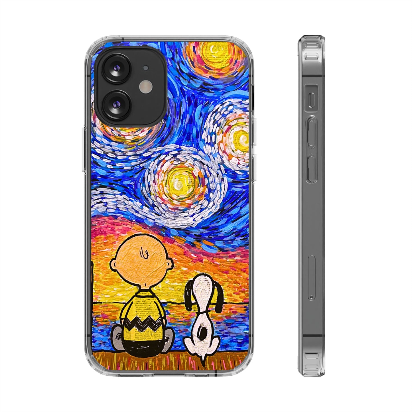 Phone Case: Starry Night at Lake Clear Cases