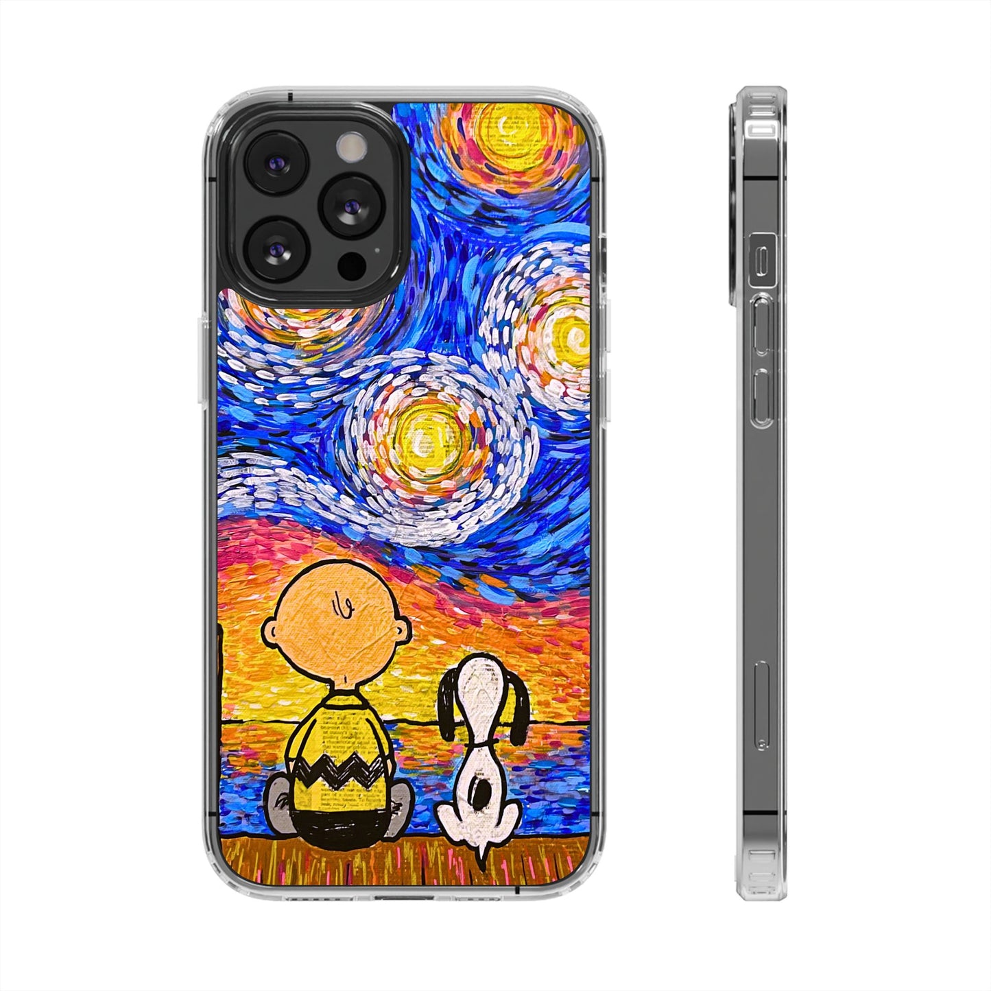 Phone Case: Starry Night at Lake Clear Cases