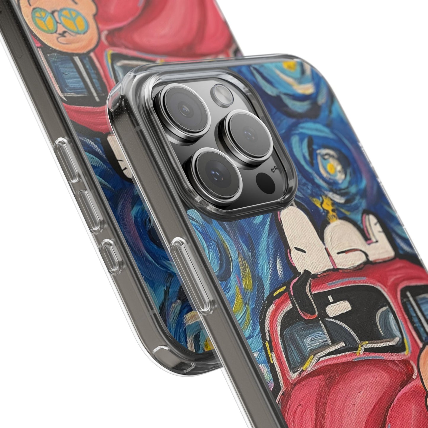 Phone Case: Starry Night with Bug Clear Cases
