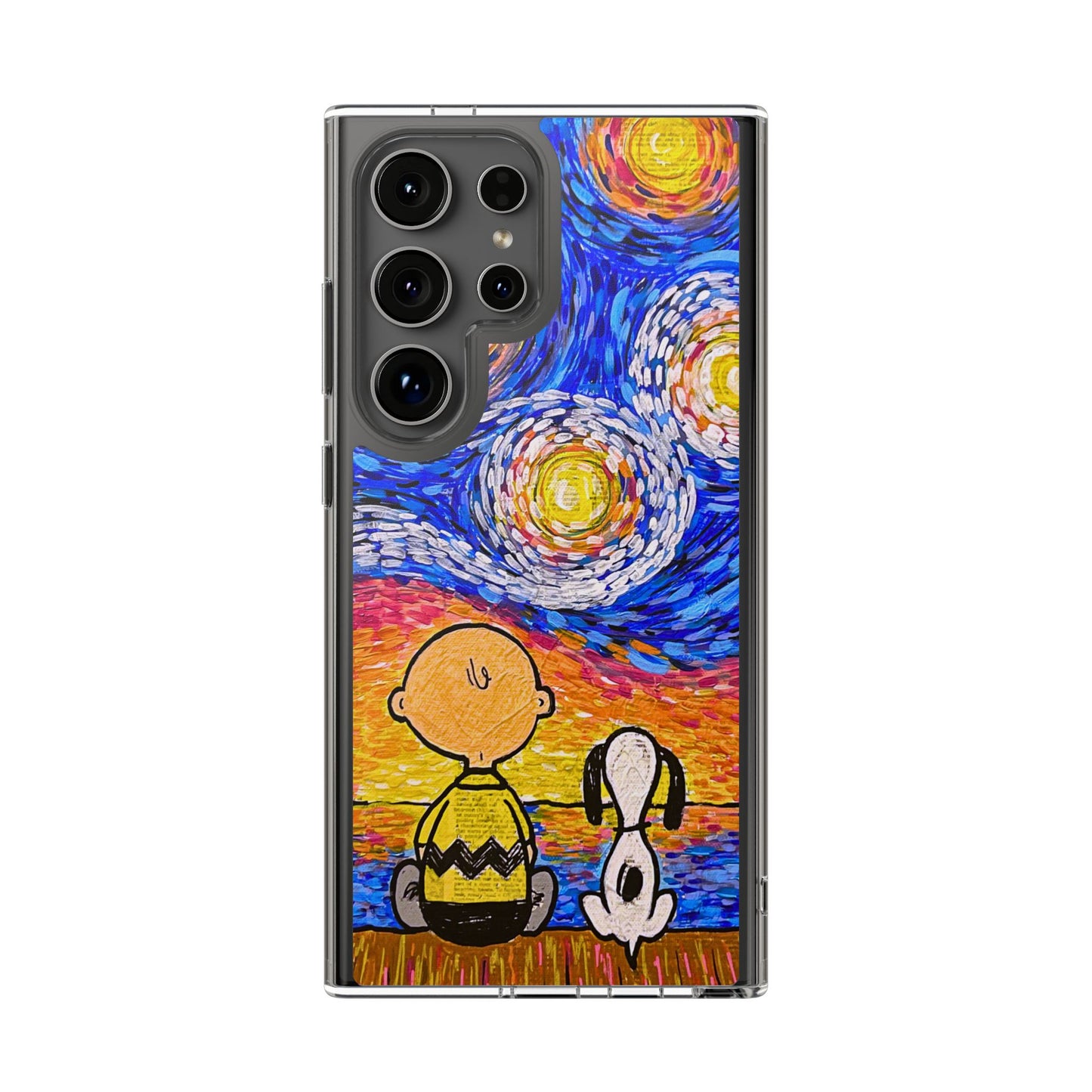 Phone Case: Starry Night at Lake Clear Cases