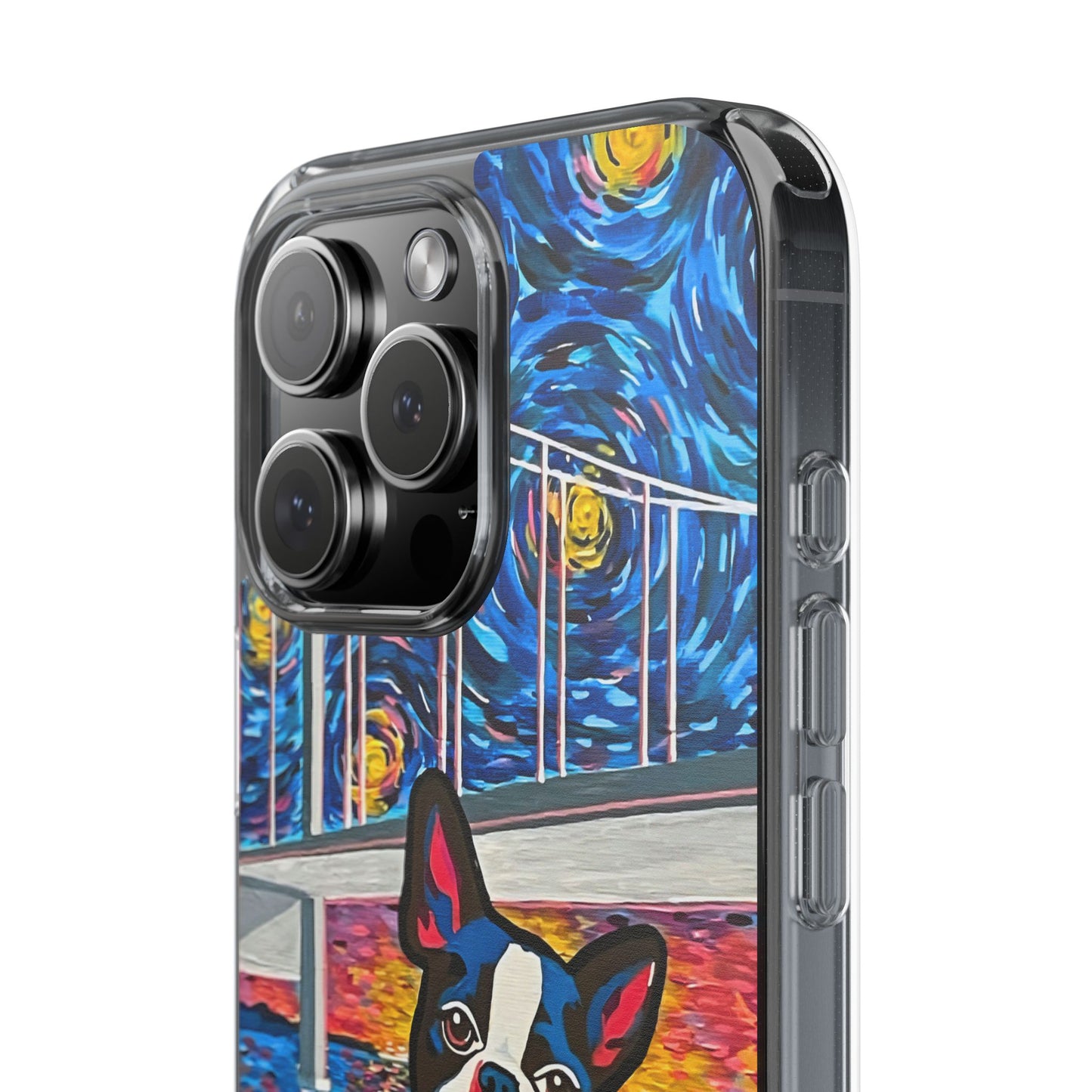 Phone Case: Boston Terrier Clear Cases