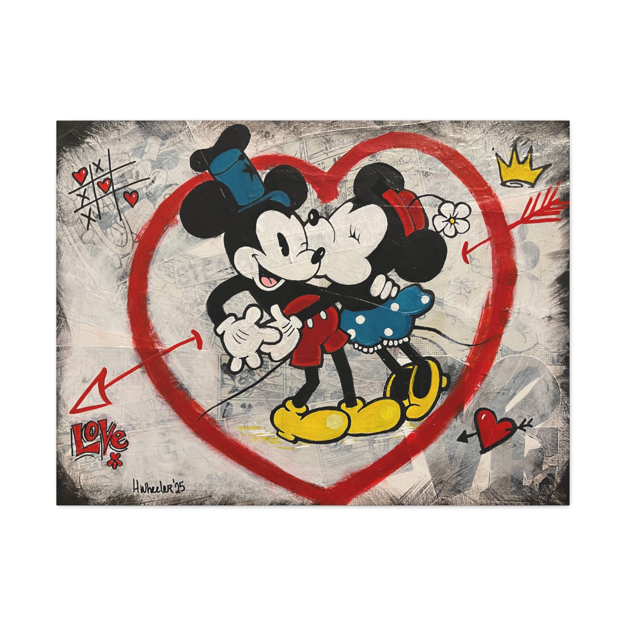 Art: Steamboat Willie Canvas Gallery Wraps