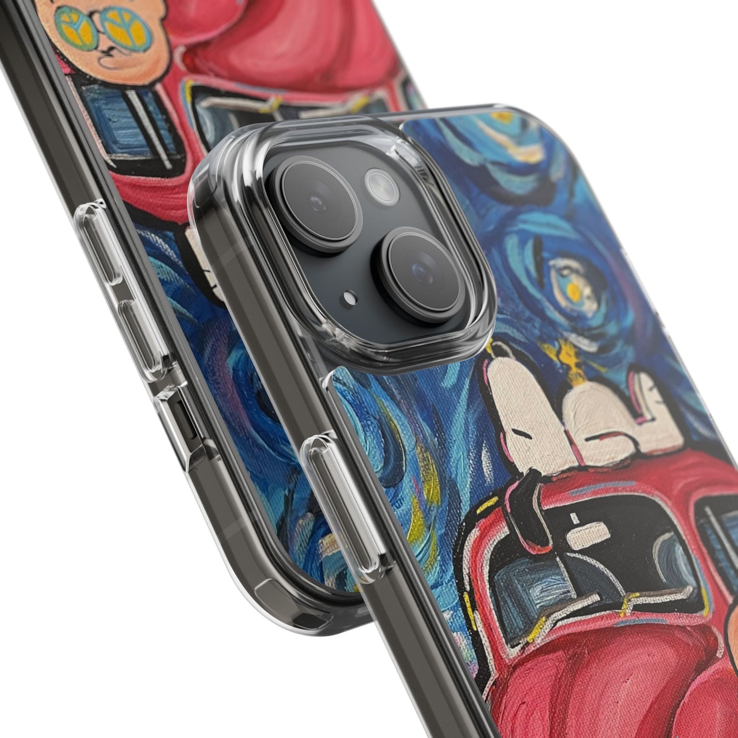 Phone Case: Starry Night with Bug Clear Cases