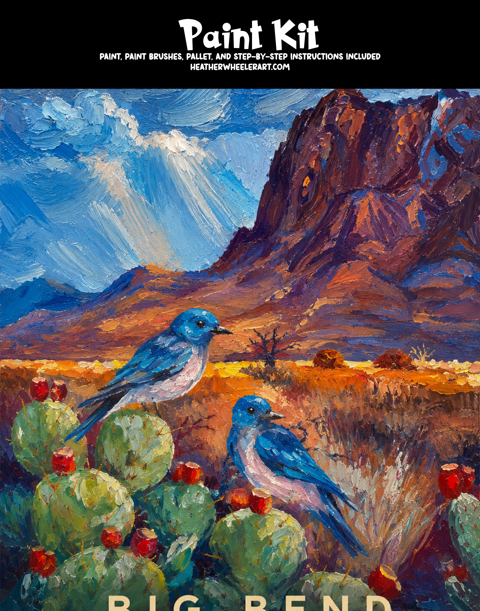 DIY Canvas Painting Kit Big Bend