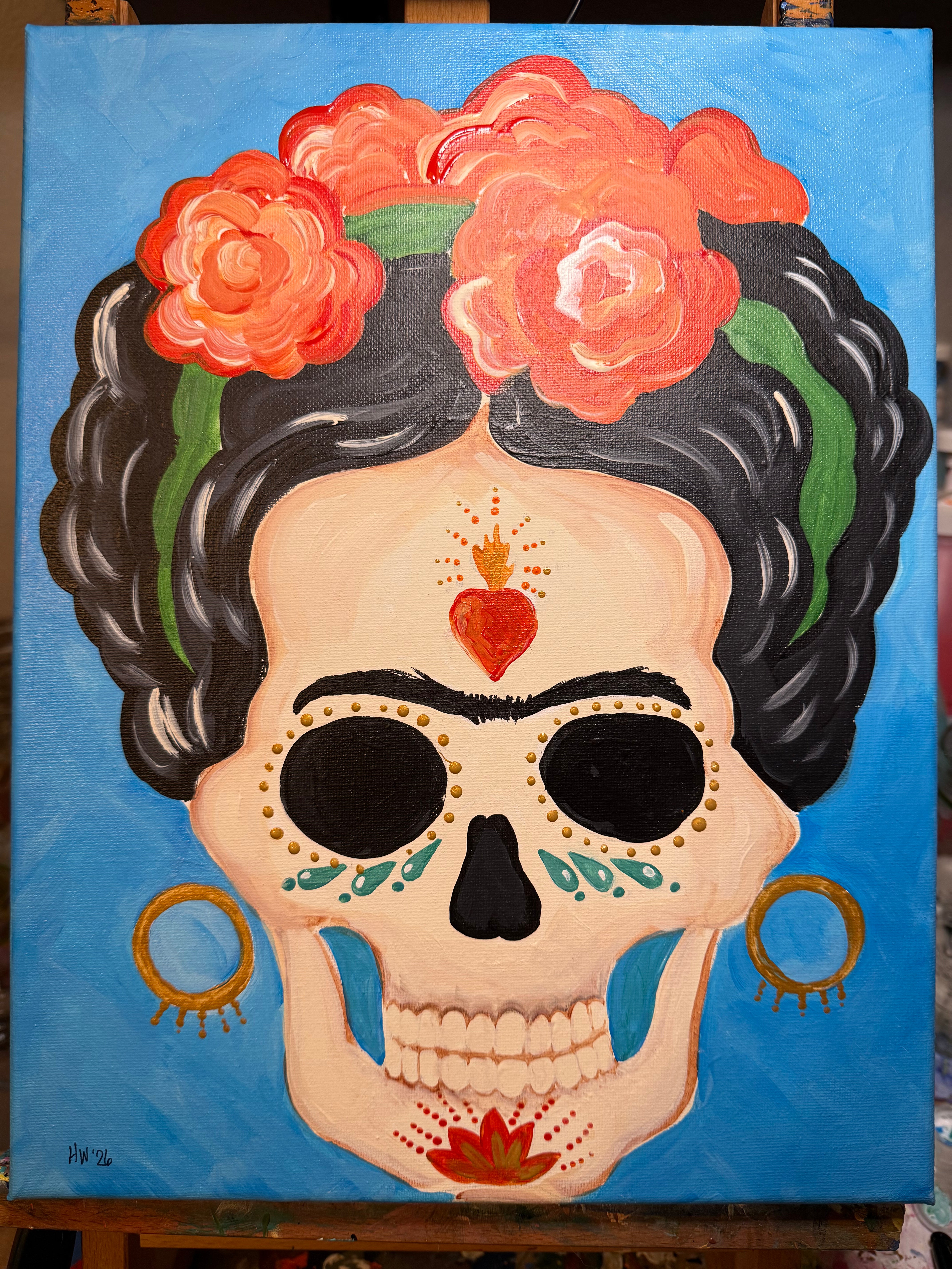 DIY Canvas Painting Kit Frida Khalo